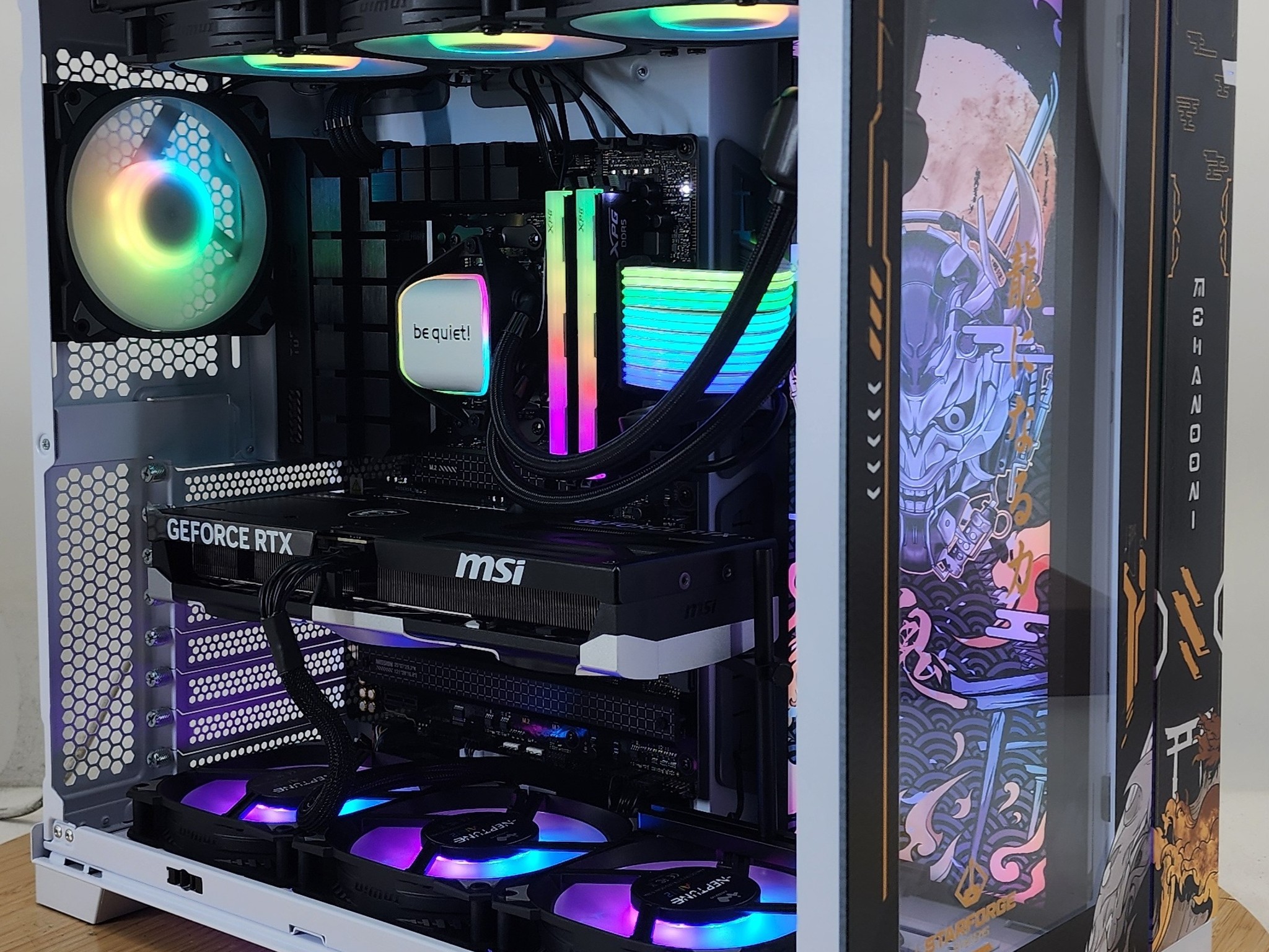 Gaming PC Ryzen 7 9800X3D 32GB RAM 2TB SSD RTX 5070 12GB Windows 11 Computer