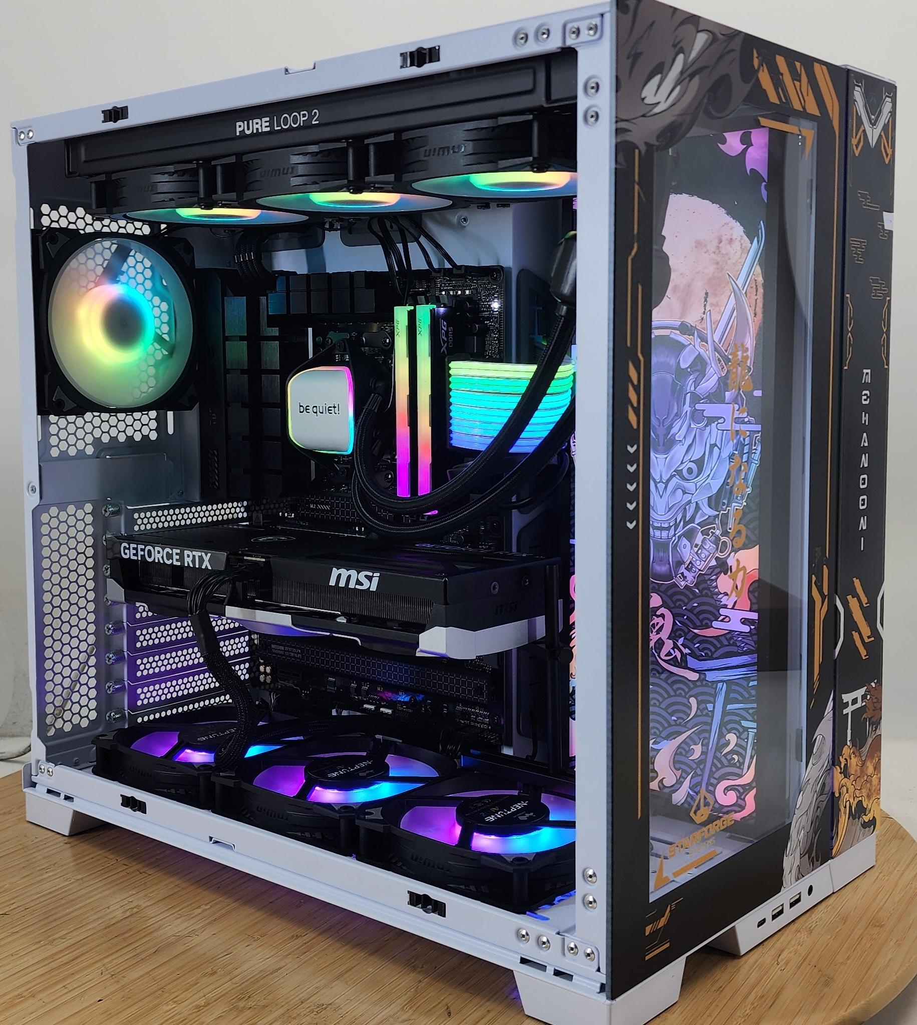 Gaming PC Ryzen 7 9800X3D 32GB RAM 2TB SSD RTX 5070 12GB Windows 11 Computer