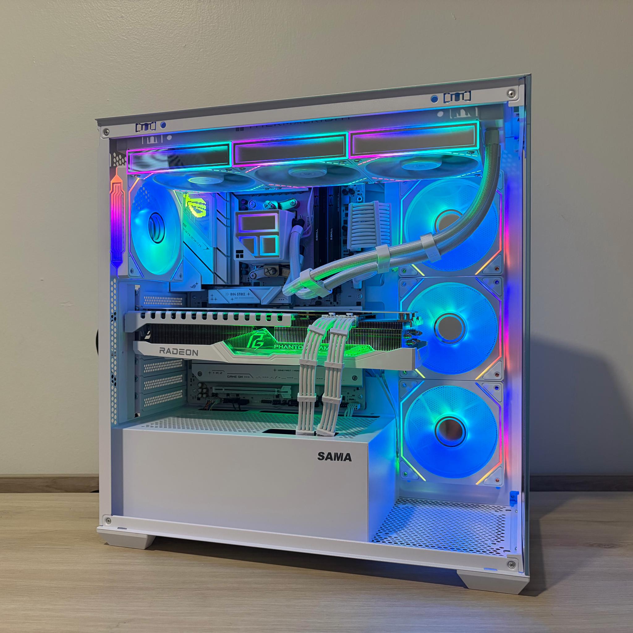 👻 Phantom 👻 Ryzen 5 9600X RX 7900 XT 20GB 32GB DDR5 1TB M.2 Win 11Pro Gaming PC