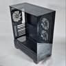 Black iBUYPOWER PC Case with Tempered Glass w/ 3 Fans