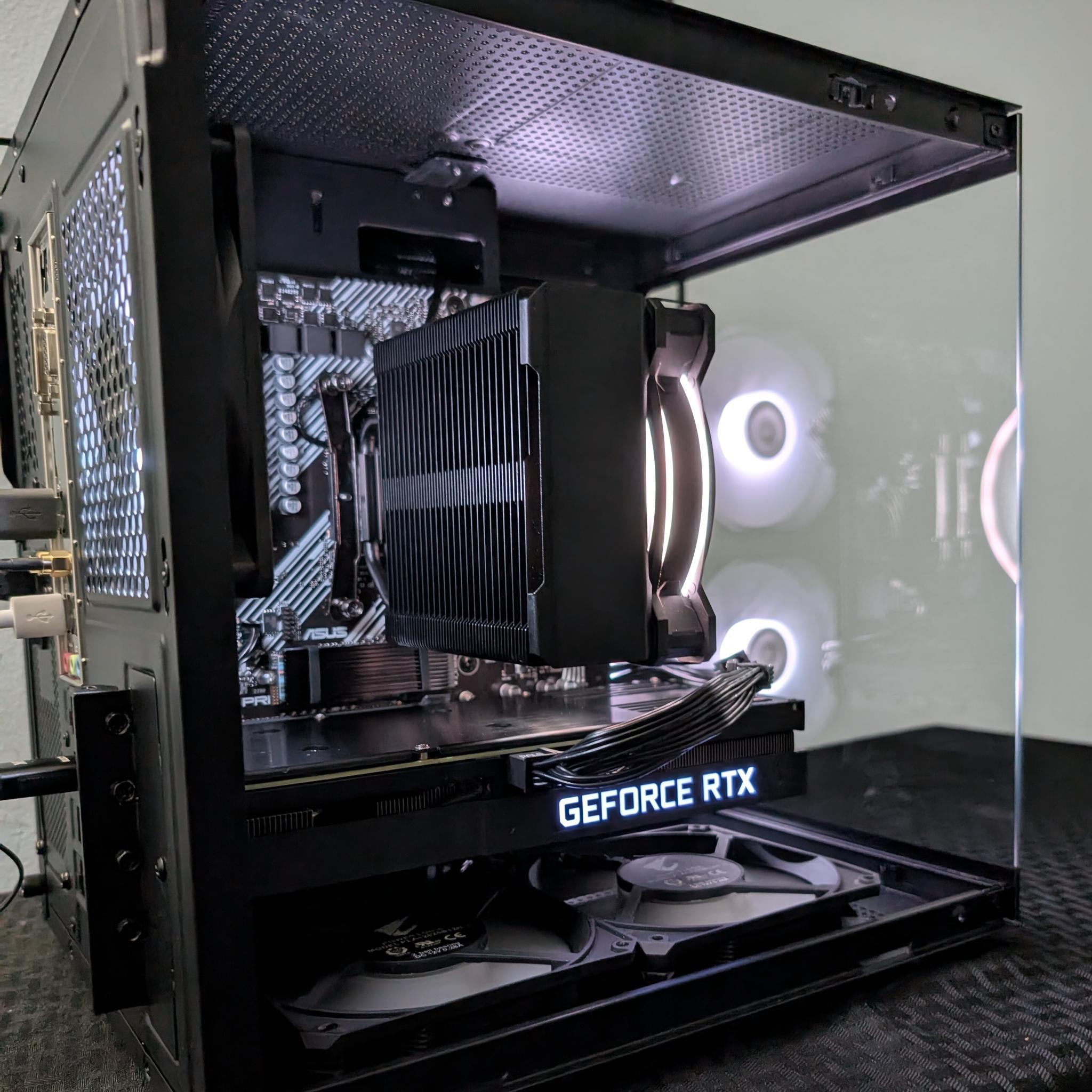 Nvidia RTX 3070-Ryzen 7 3700x-16GB DDR4 3200-1 TB NVME Gen 4 matx Gaming PC