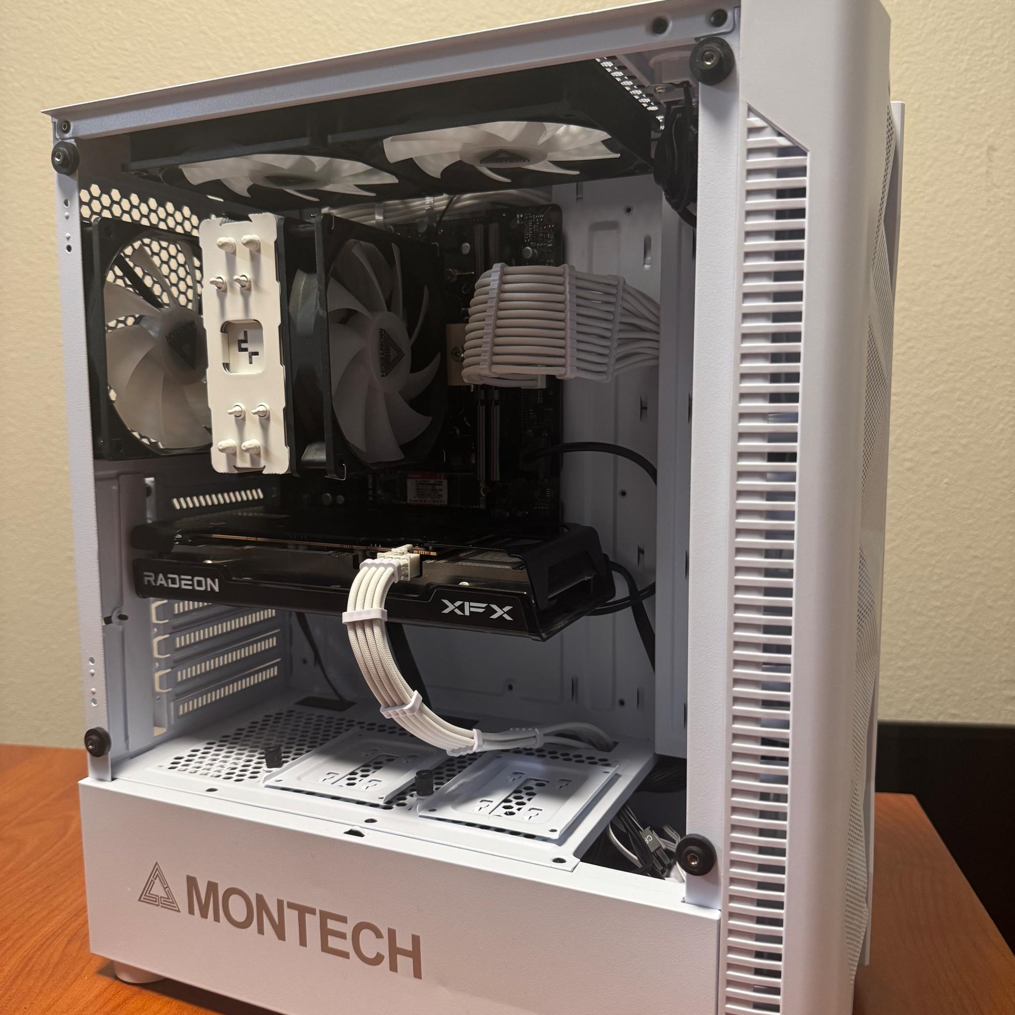 🐼PANDA🐼 Budget 1080p-XFX RX6600-1TB SSD-R5 3600-32gb DDR4-4xRGB Fans