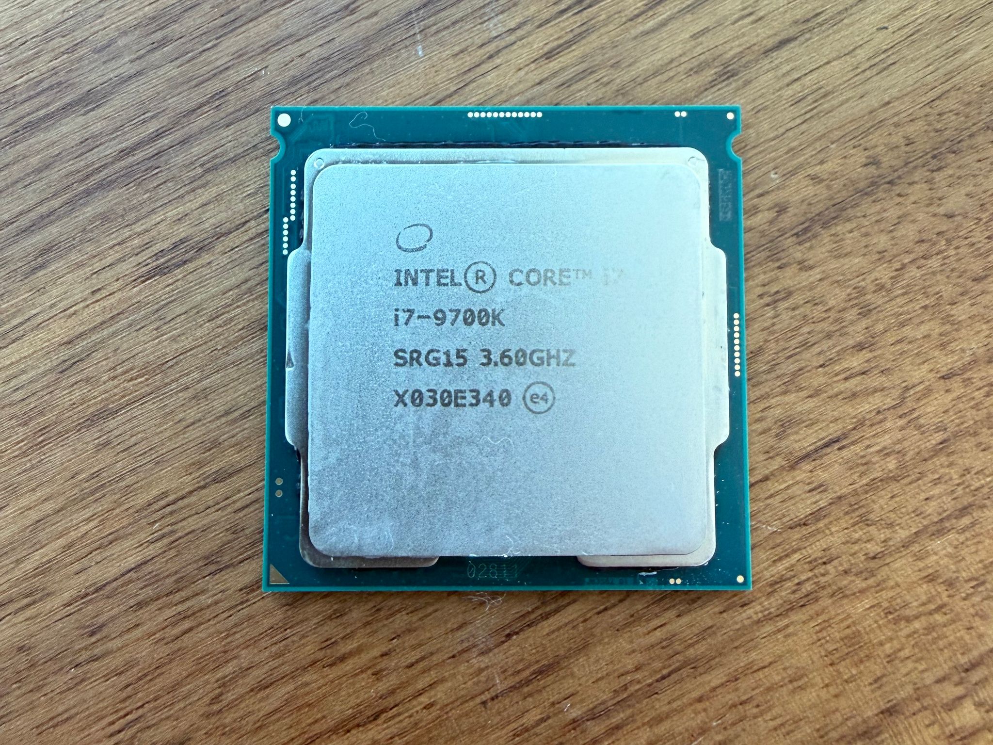 Intel I7 9700k Used