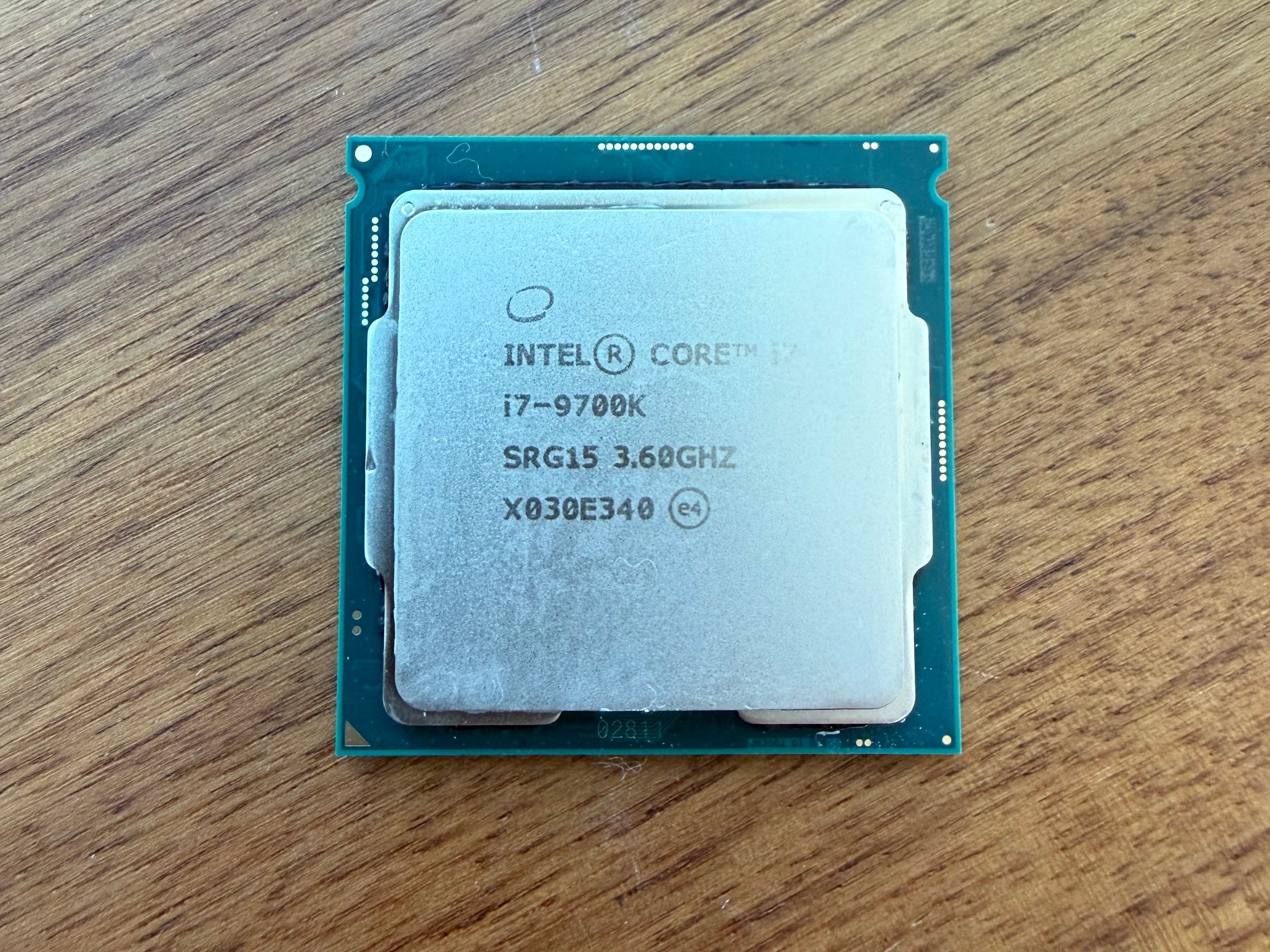 Intel I7 9700k Used