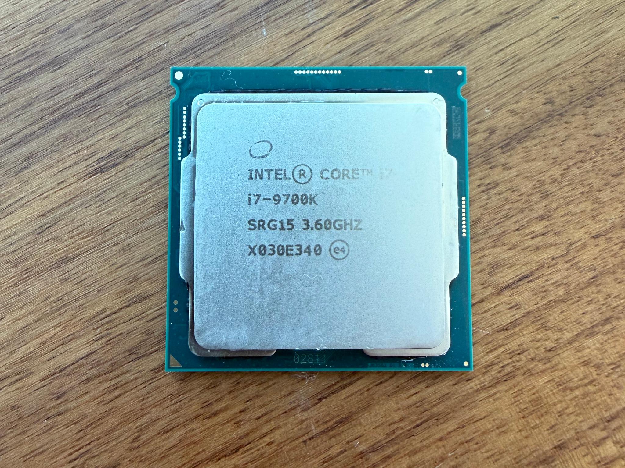 Intel I7 9700k Used