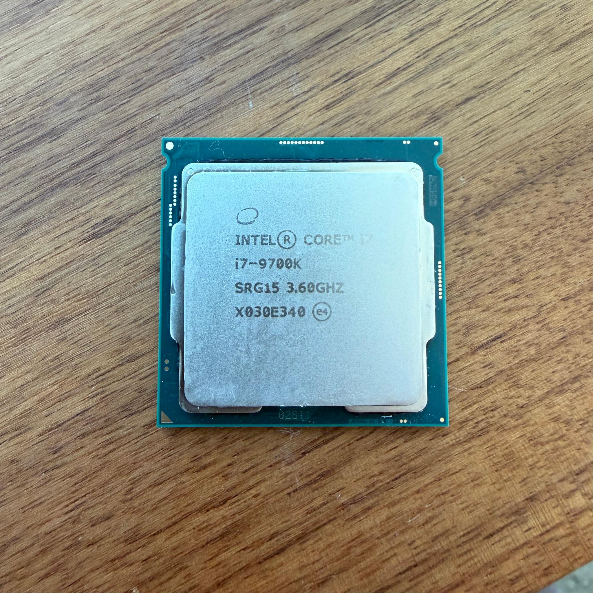 Intel I7 9700k Used