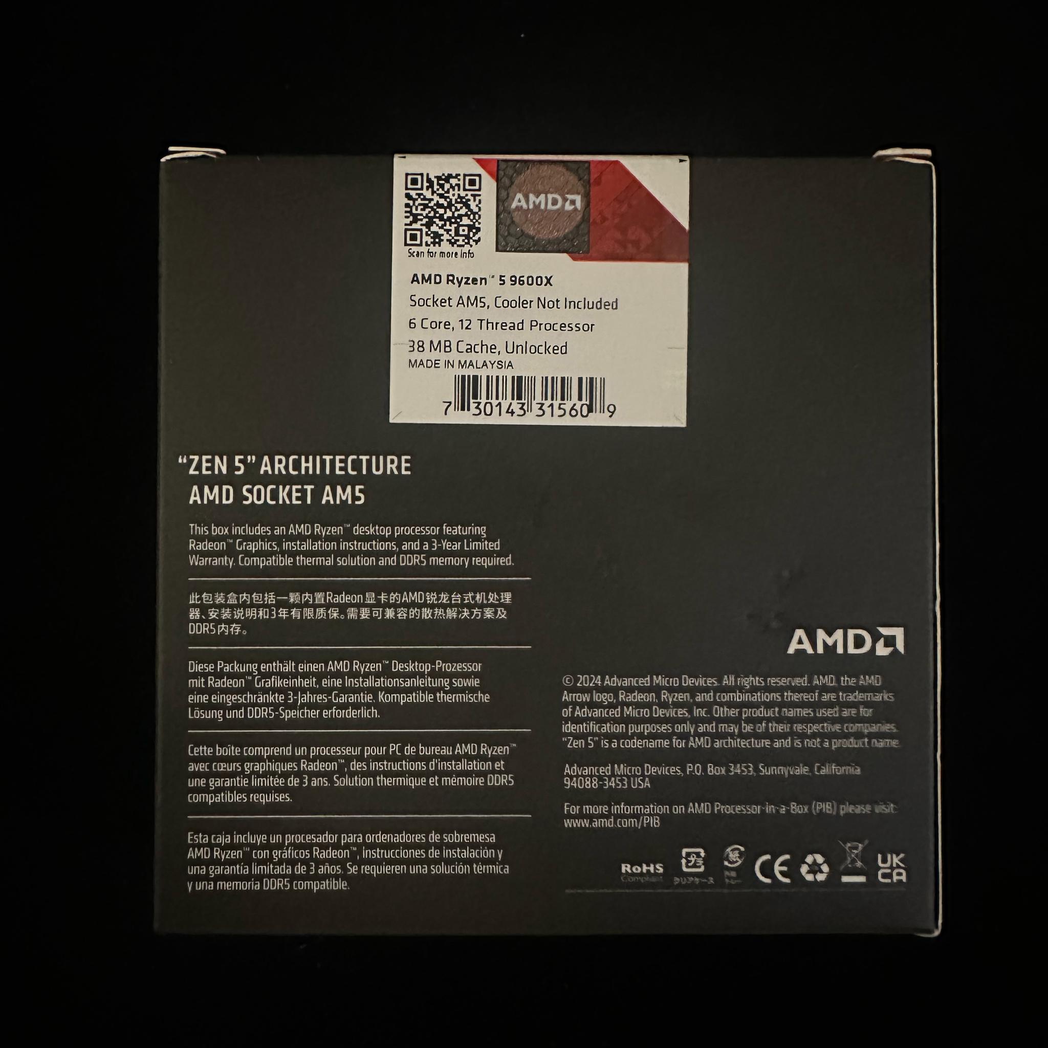 AMD Ryzen 5 9600X