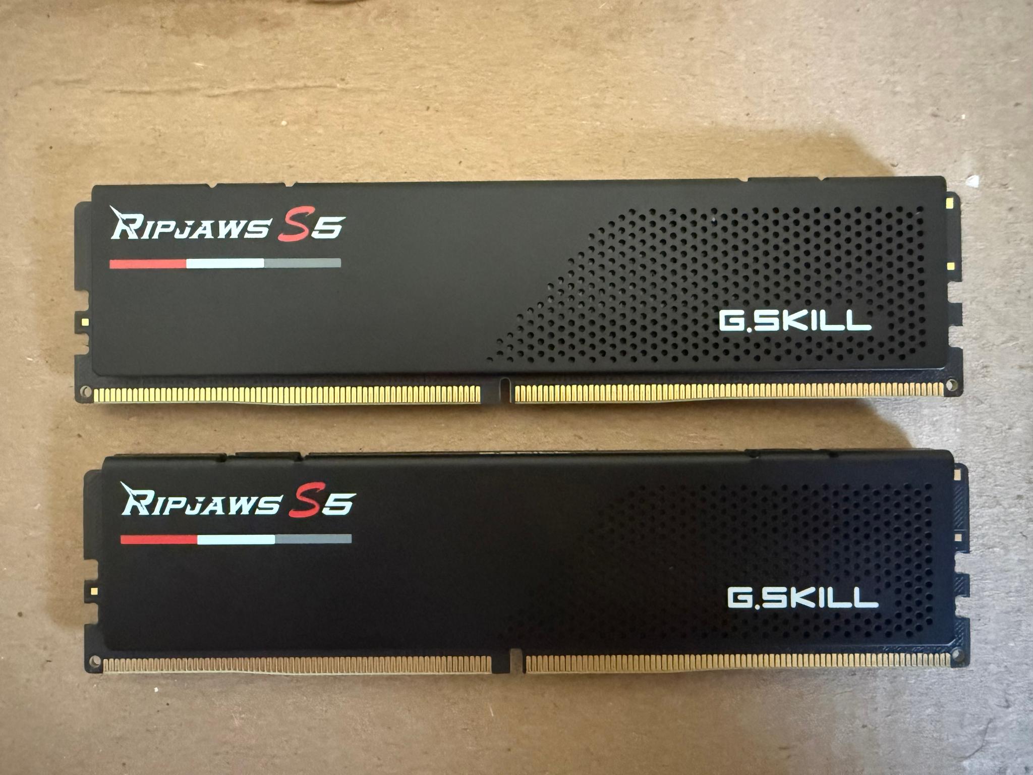 G.Skill Ripjaws S5 32GB 2x16GB CL 36 DDR5-6000 RAM