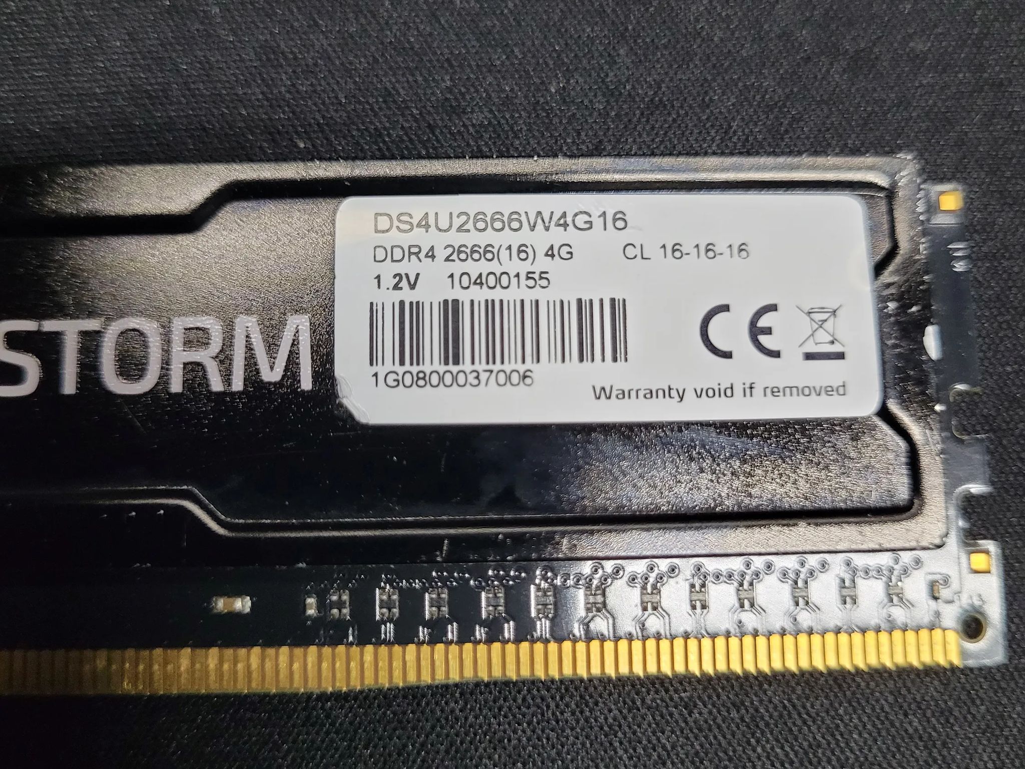 Digital Storm 2x4gb DDR4