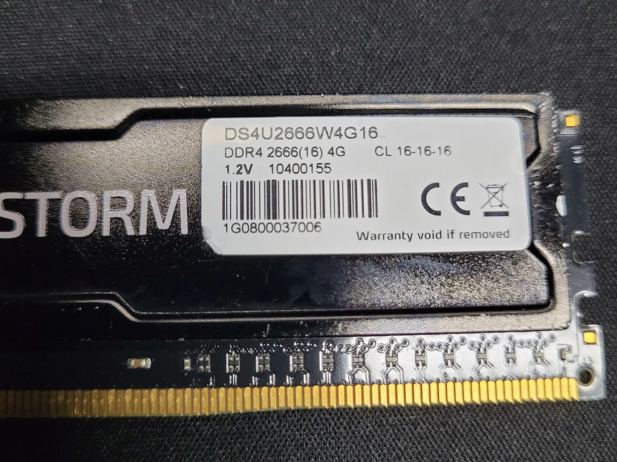 Digital Storm 2x4gb DDR4