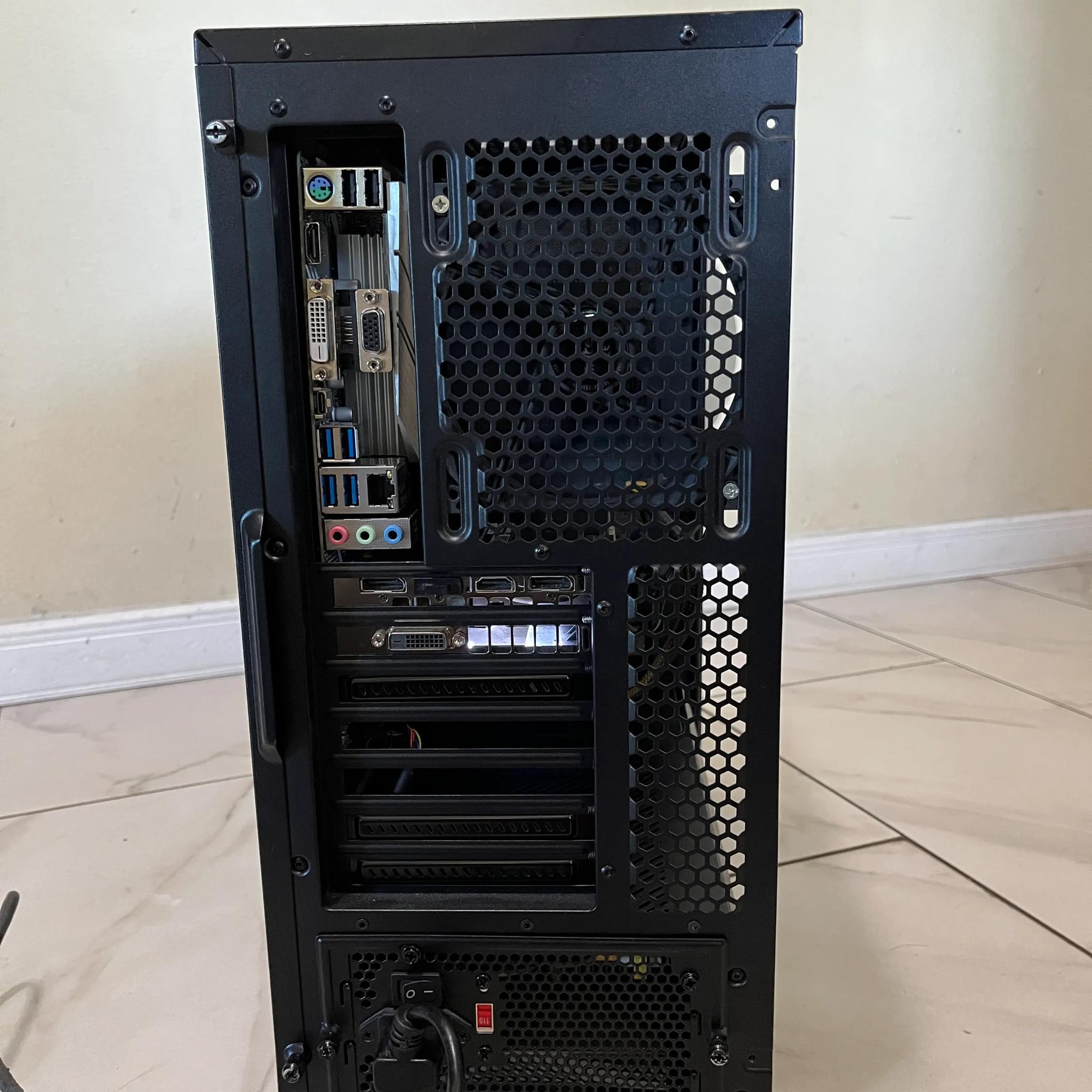 🟠🔥NVIDIA GTX 1080, Intel i5-8500, 16GB RAM, 1 TB Storage, High Performance Gaming PC