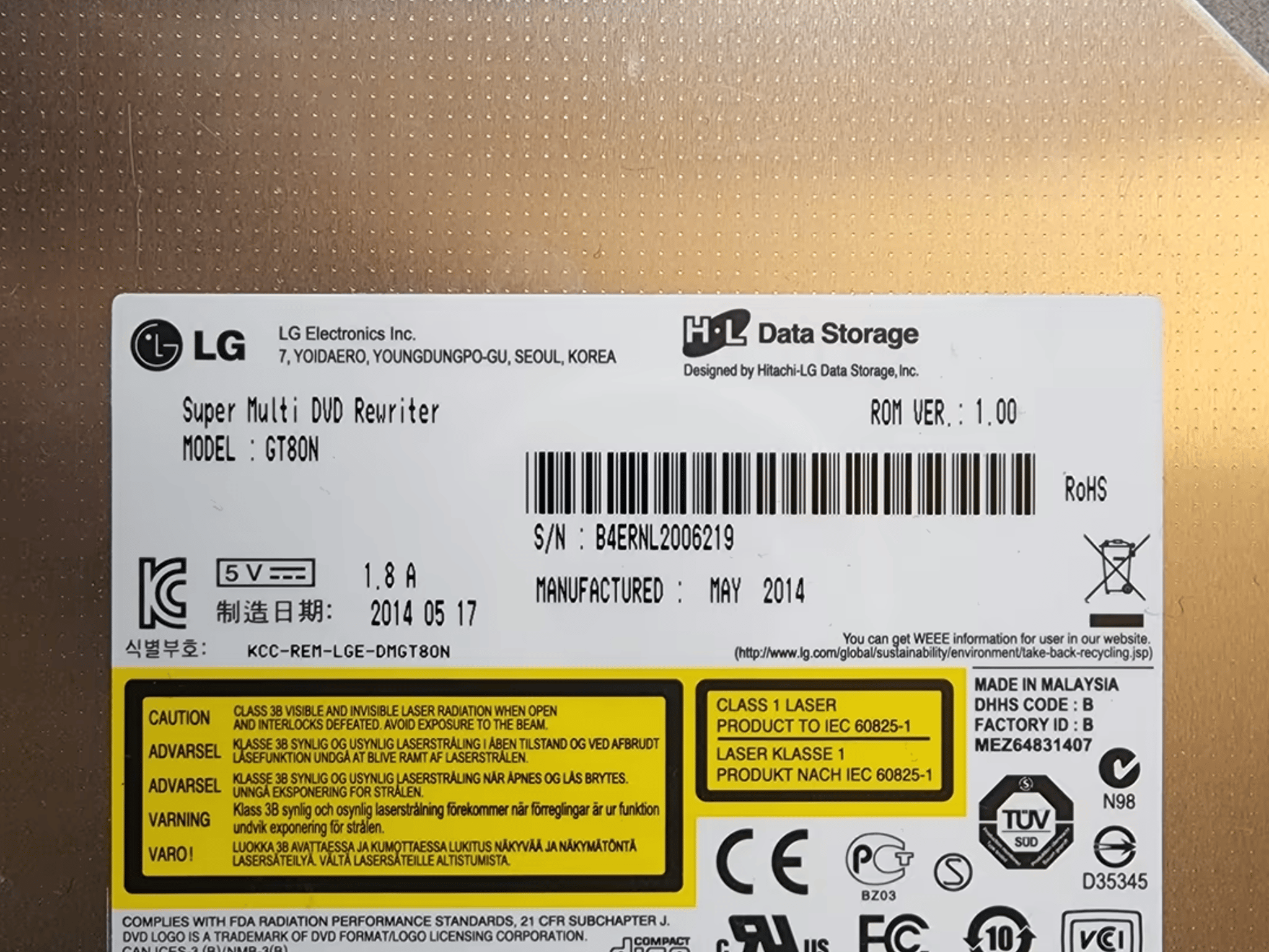 Laptop DVD CD Optical Drives