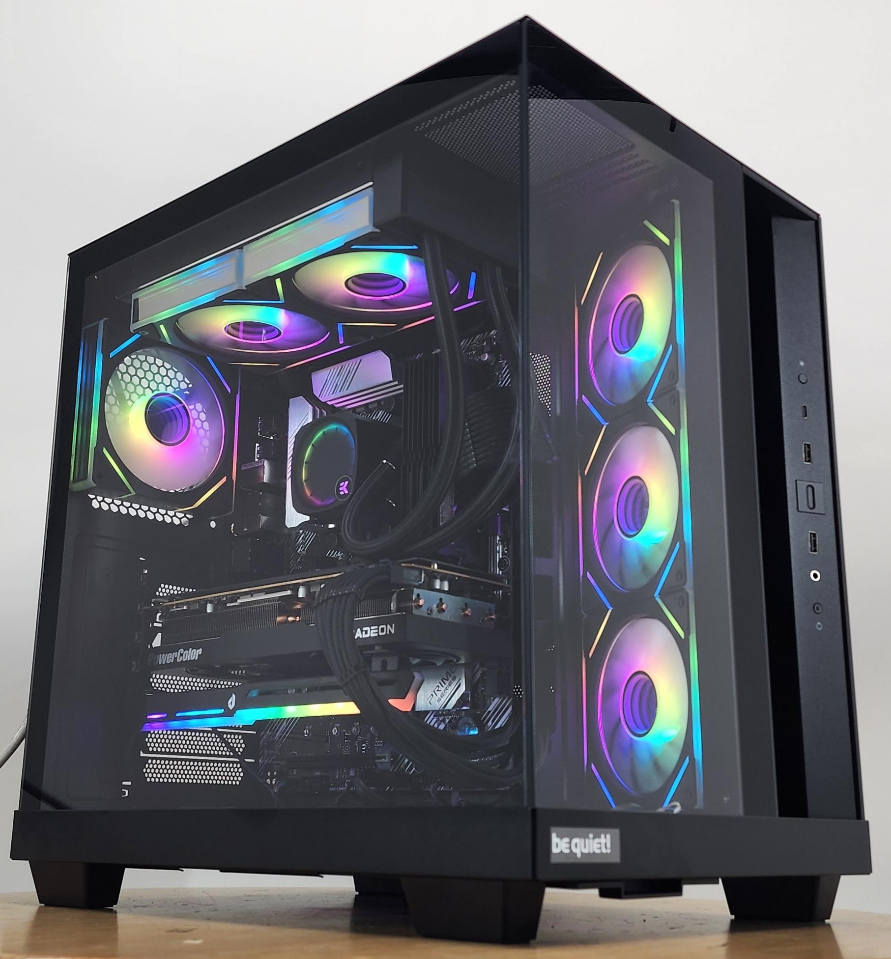Gaming PC Ryzen 9 5900XT 32GB RAM 2TB SSD RX 7800 XT 16GB Windows 11 Computer