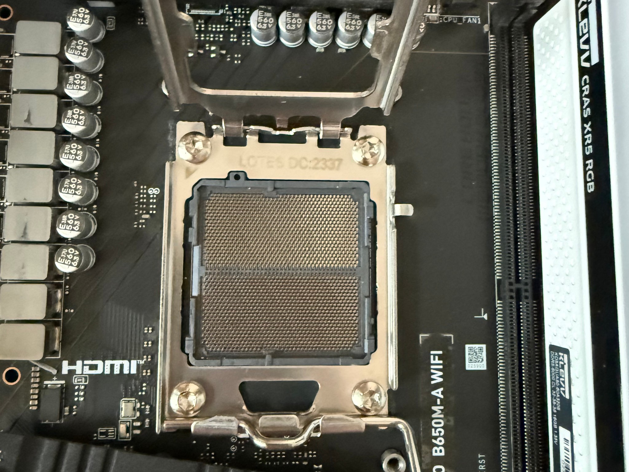 MSI PRO B650M-A WIFI Motherboard - AM5 DDR5 (Used)