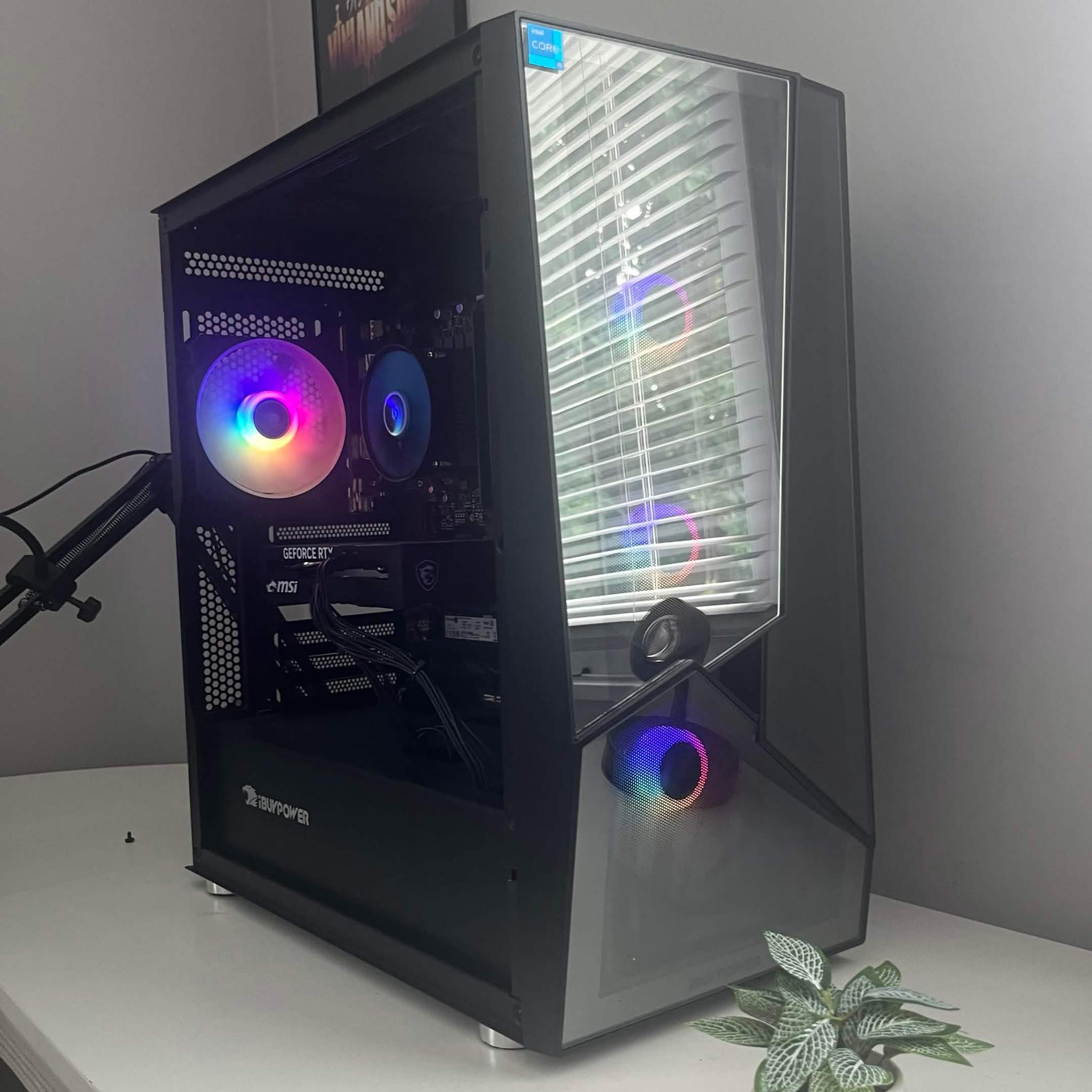 🖥️ RTX 5050 | i5 11400F | 16gb DDR4 | 500 GB Gen 3 NVMe SSD | Black Gaming PC
