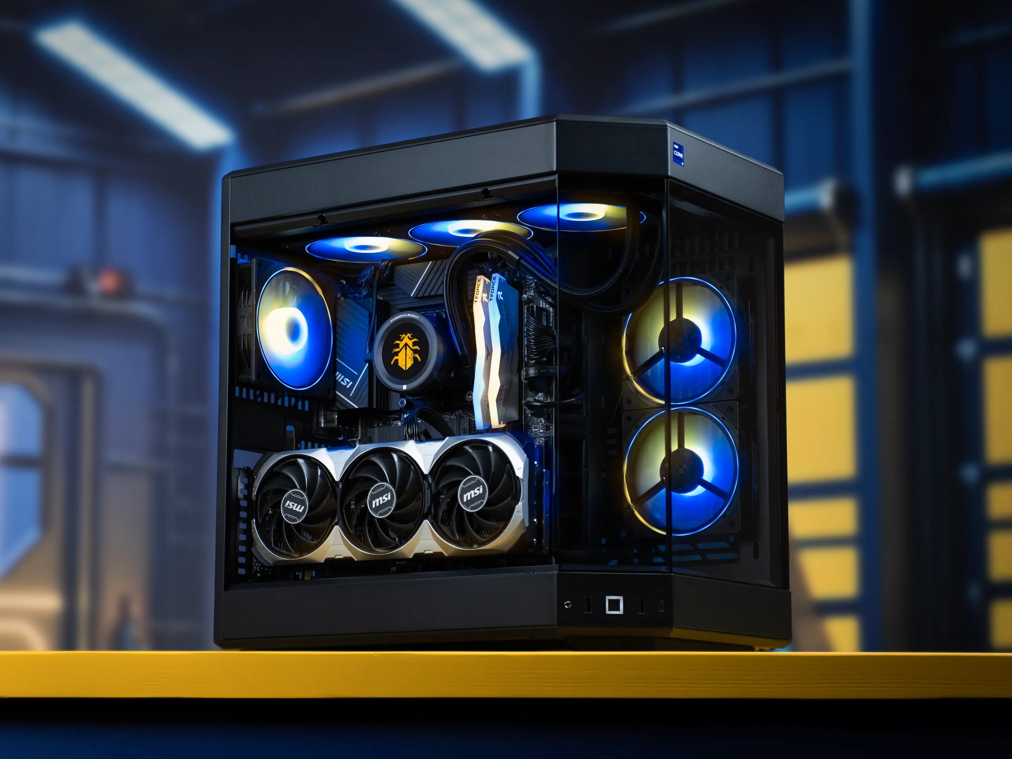 “Crowsius” RTX 4070 Ti Intel Core i9 13900KF 32GB Windows 11 2TB 4K Workstation Gaming PC