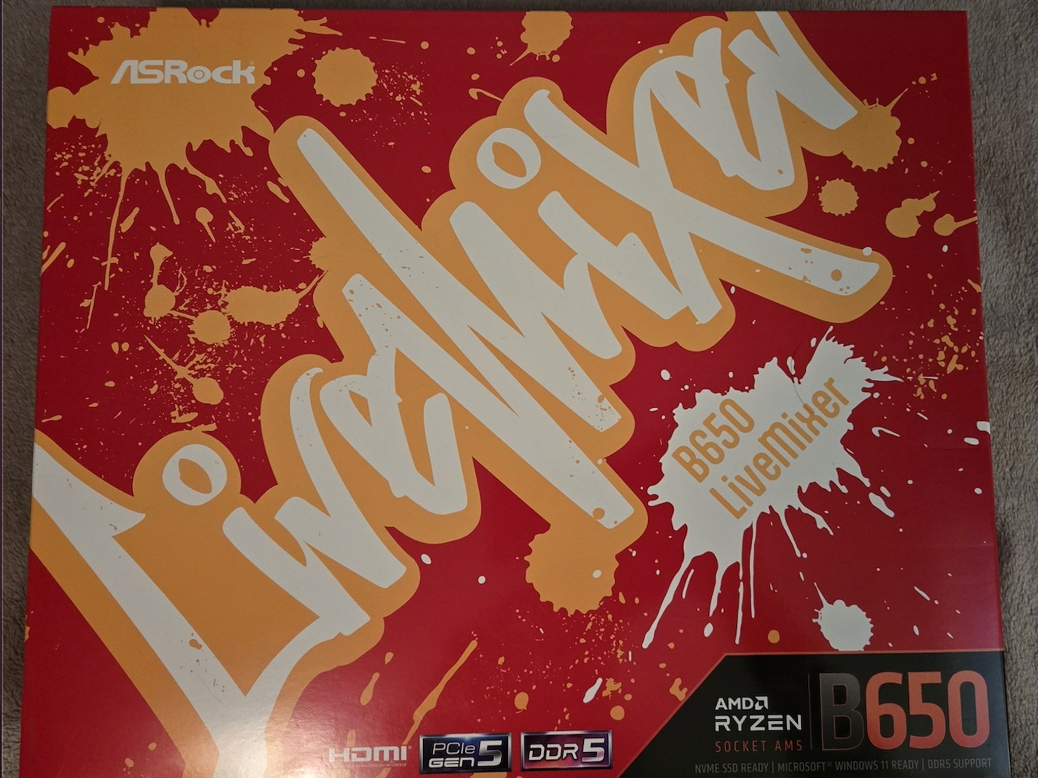 Asrock B650 LiveMixer AMD B650 AM5 Motherboard