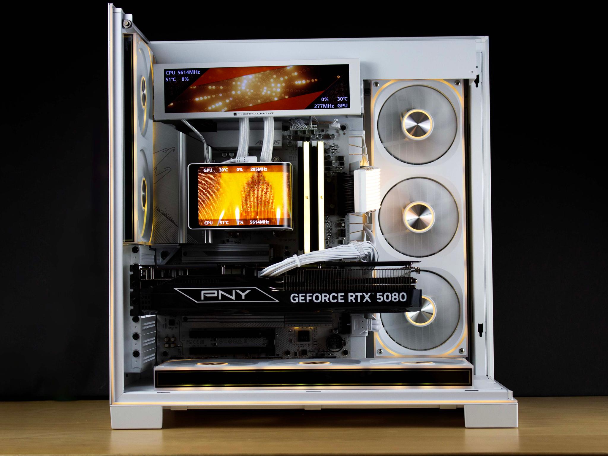 🧊⚡🗡️Polaris V2 - 4K ULTRA PC | RTX 5080 16GB, Ryzen 7 9850X3D, 64GB RAM, 4TB SSD | LCD Display🧊⚡