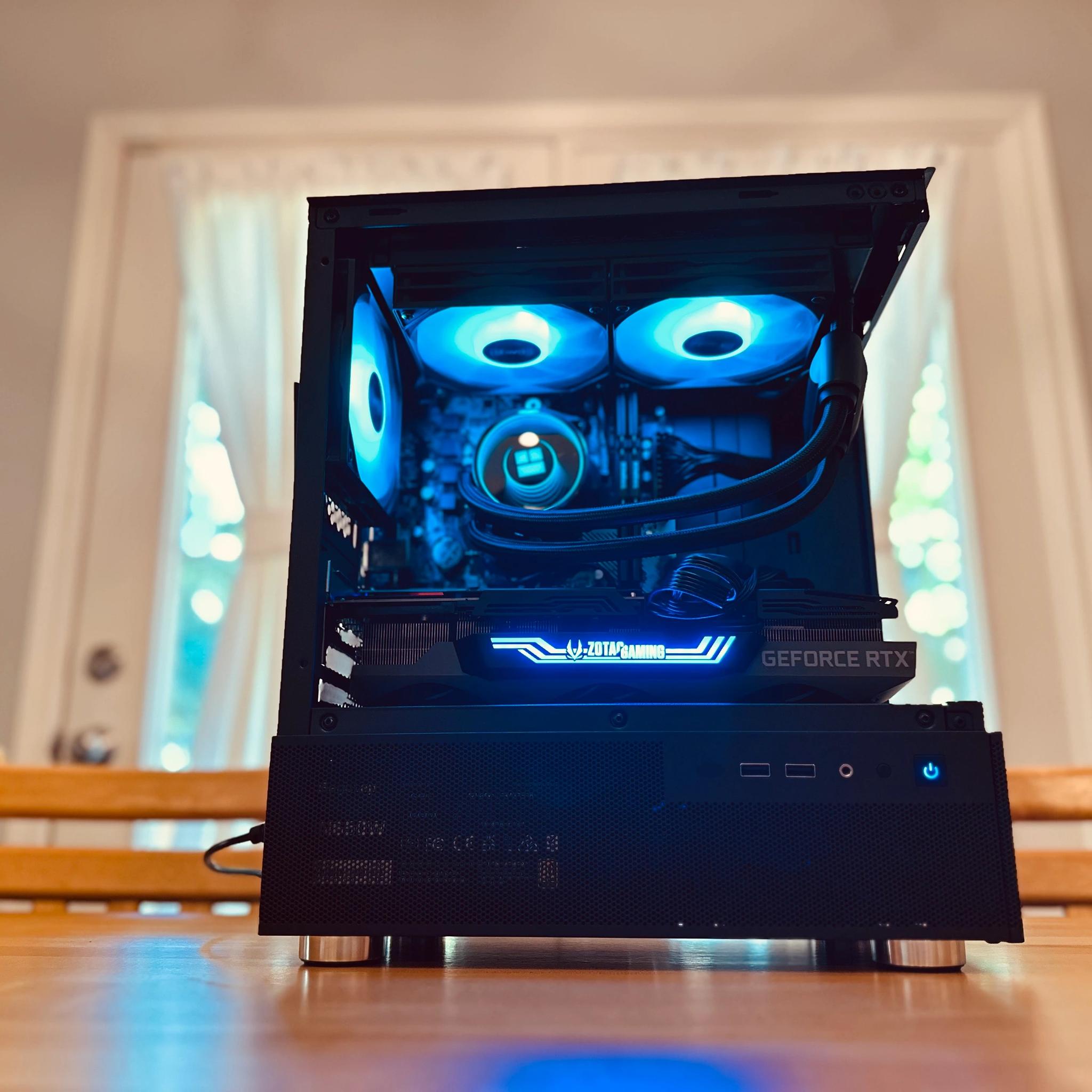 💜🧊| RTX 3080ti 12gb, Ryzen 3600x, 32gb DDR4, 1tb SSD, AIO Cooled WiFi Equipped Gaming/Streaming PC