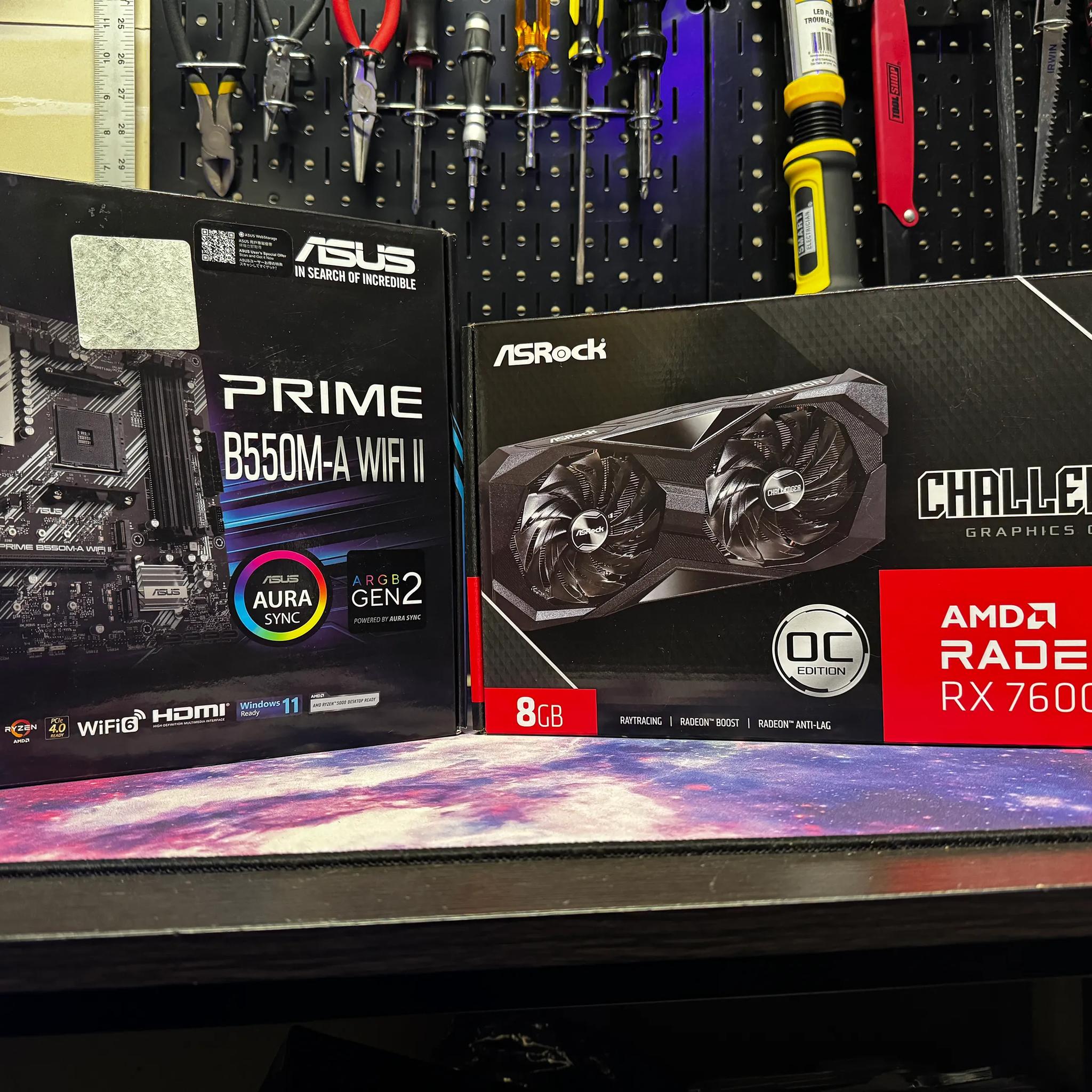 [ATLAS] || Ryzen 5 5600 + RX 7600 8GB w/ 1TB M.2 NVMe Storage & 16GB of DDR4 RAM
