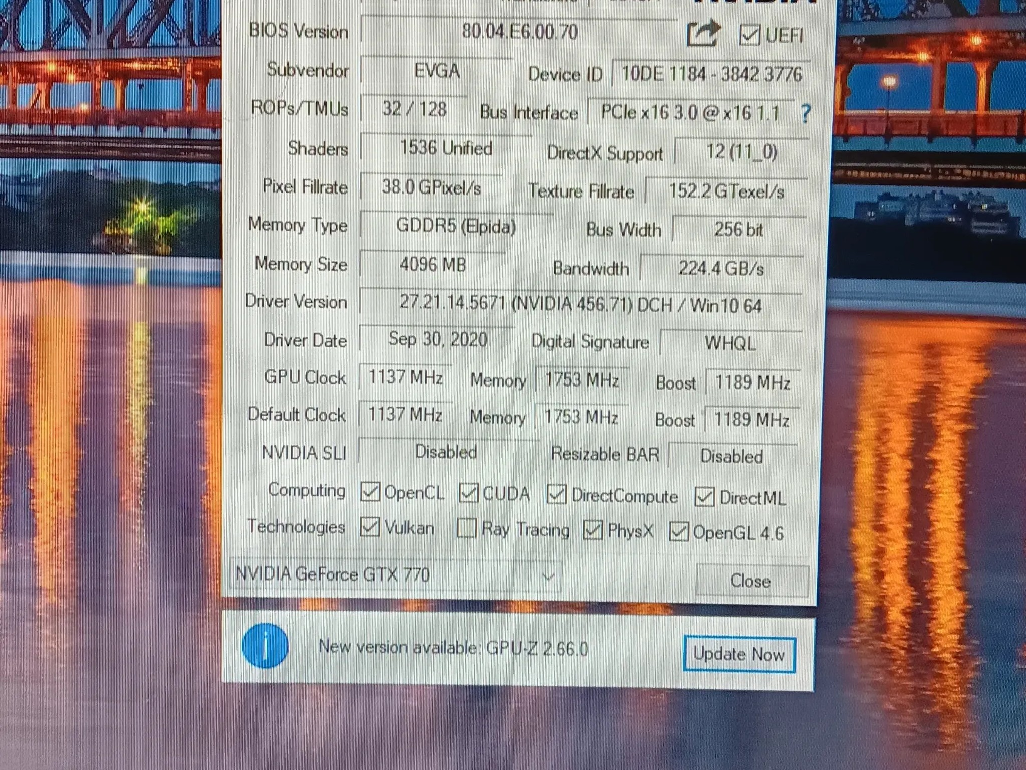 EVGA GeForce GTX-770 FTW 4GB Graphics Card