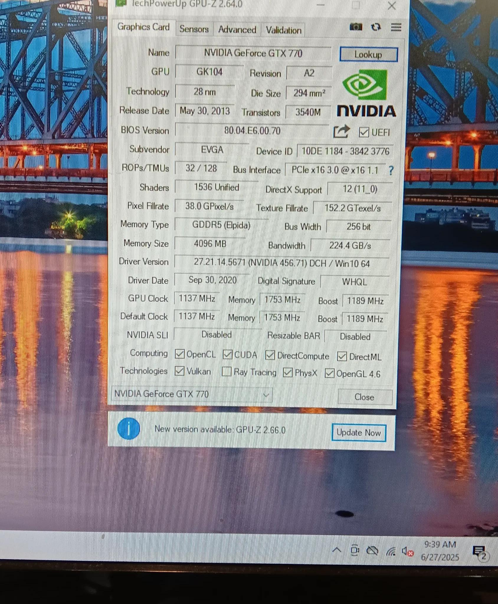 EVGA GeForce GTX-770 FTW 4GB Graphics Card