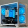 White Gaming PC |AMD Ryzen 5 2600| Nvidia GTX 1080 8GB | 16GB RAM | 480GB SSD | WIFI |