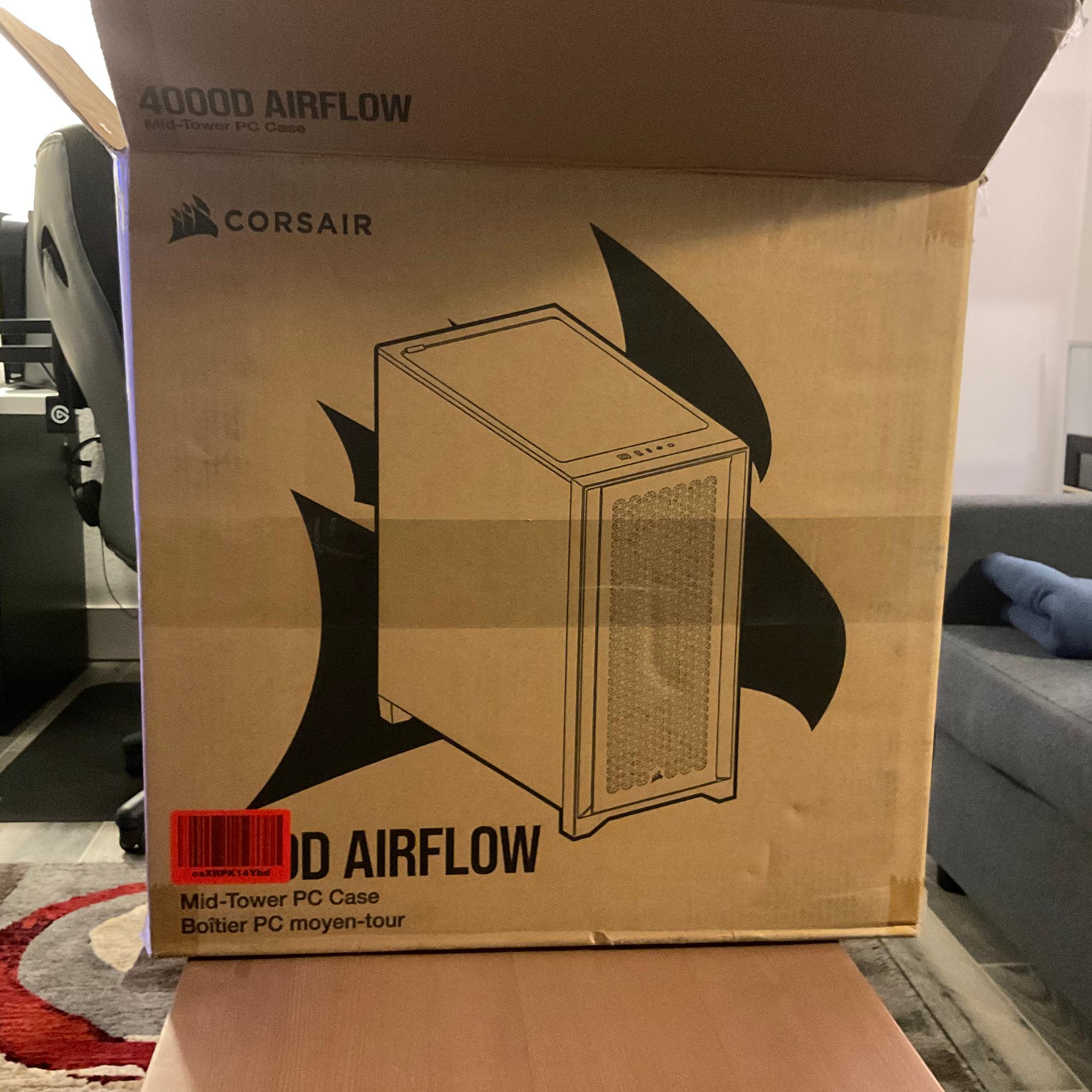 On Sale! Used Black Corsair 4000D ATX Mid Tower Case