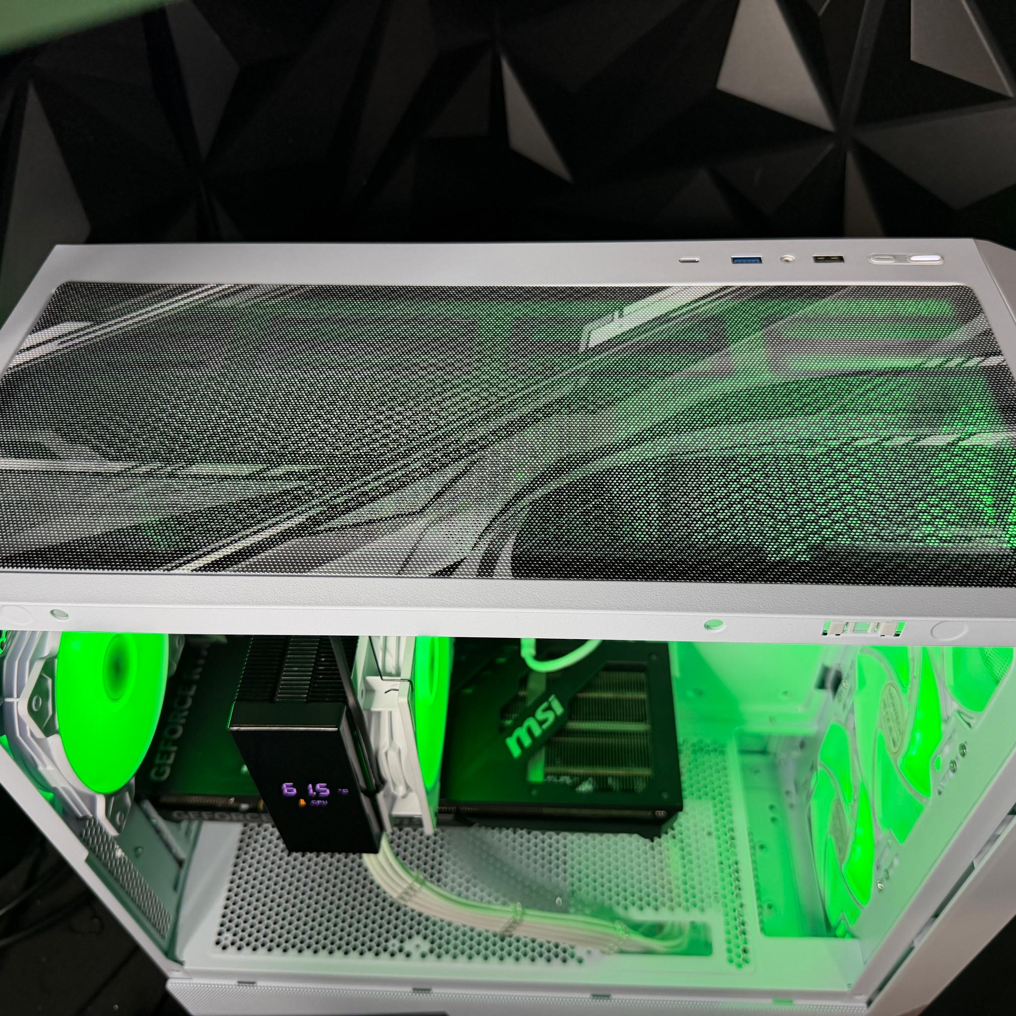 🤍⚡ WHITE FIBER ⚡🤍 Ryzen 5 8400F| RTX 4060Ti| 1.5 TB NVMe| 16 GB DDR5| 750W Gold PSU