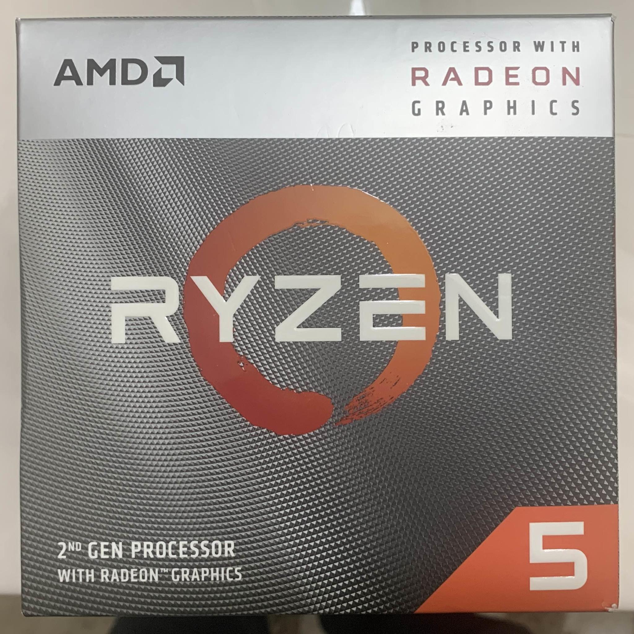 AMD Ryzen 5 3400G with cooler
