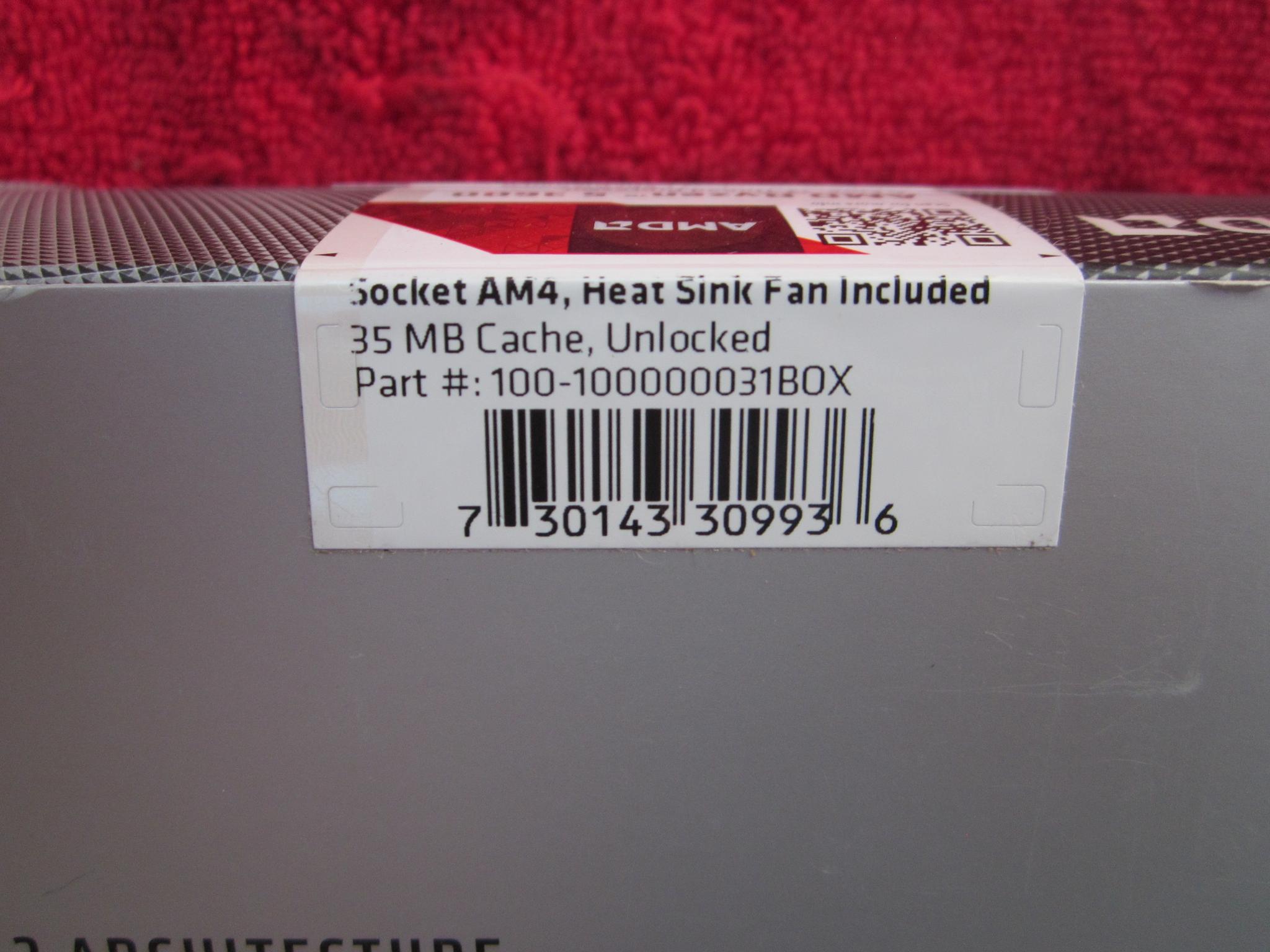 NEW! AMD Ryzen 5 3600 3.6/4.2 GHz AM4 CPU