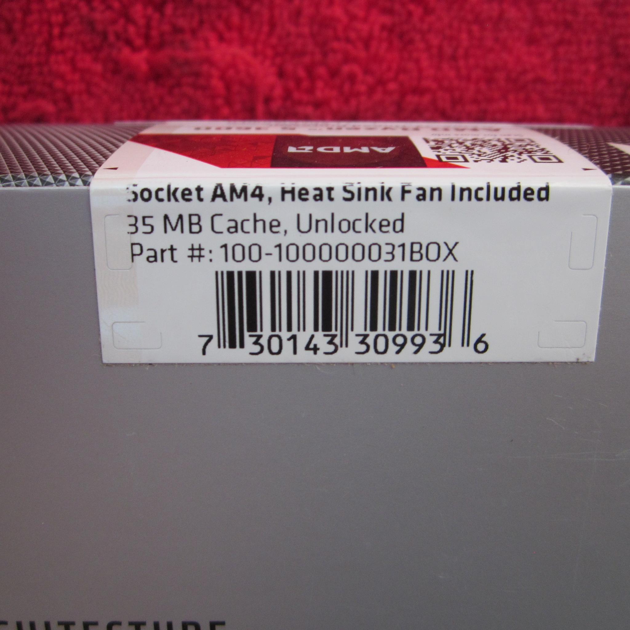 NEW! AMD Ryzen 5 3600 3.6/4.2 GHz AM4 CPU