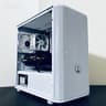 ⚡Budget White Gaming PC - Intel Xeon 8-cores ● 16GB RAM ● 512GB SSD ● AMD RX 580 8GB