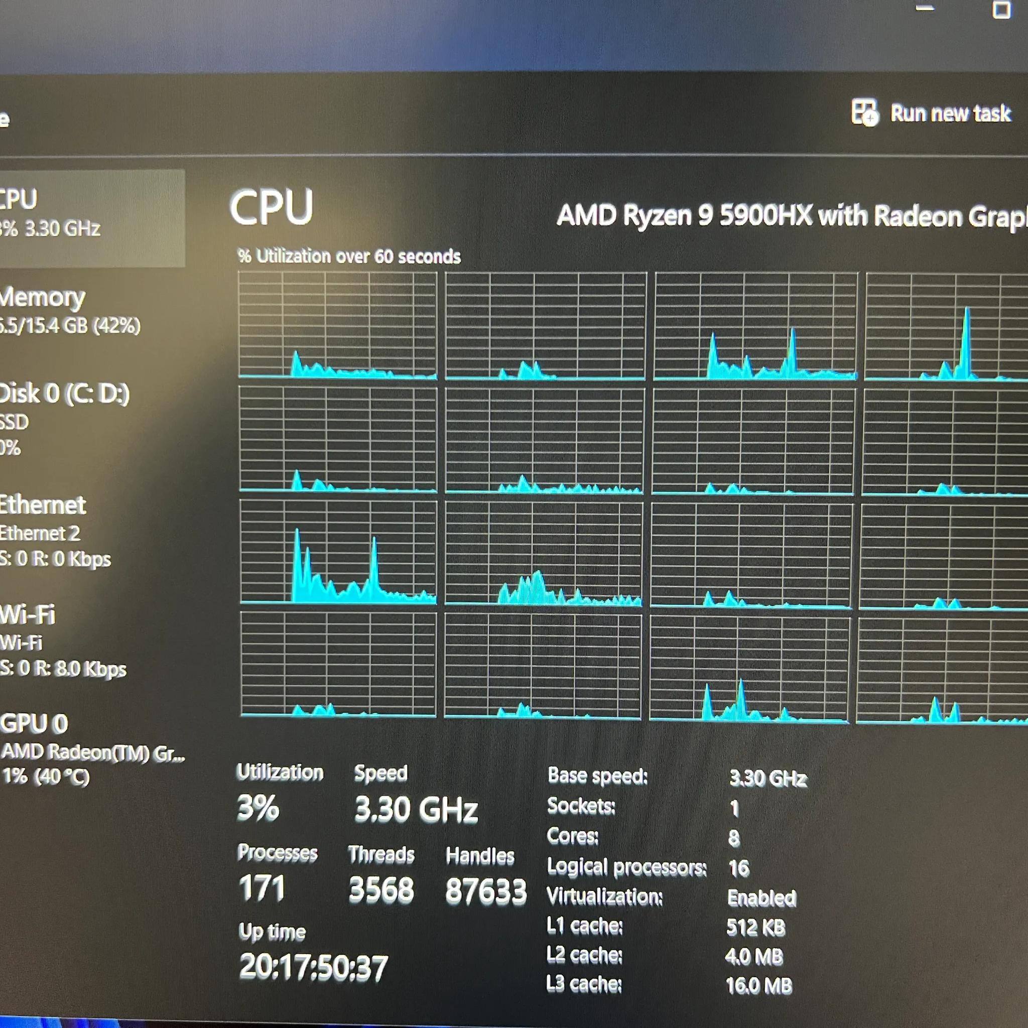 Asus Zenbook 14 AMD Ryzen 5900x 16GB RAM 1TB Gray