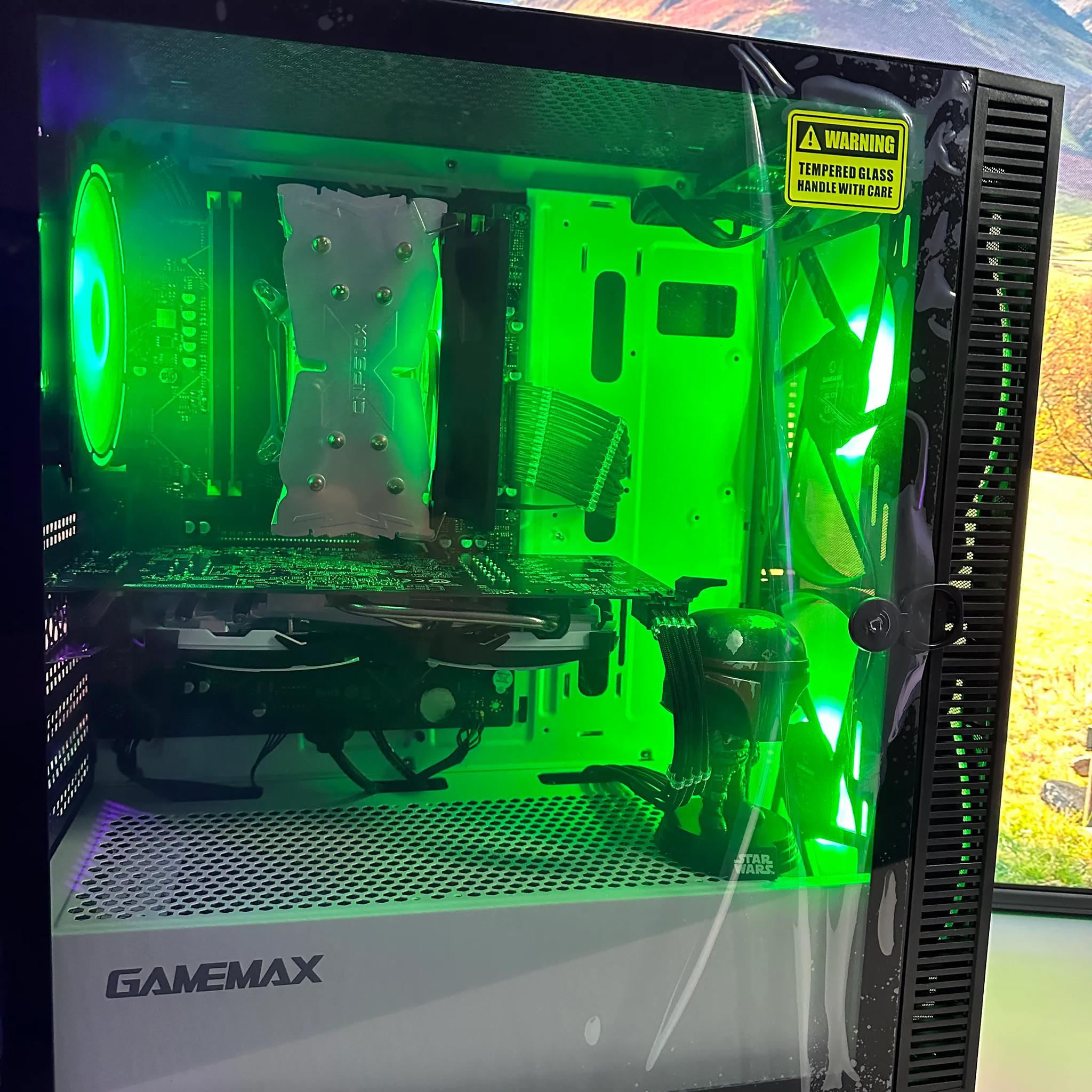 🌌Cobb Vanth🌌-Gaming PC- Intel Xeon 2680 V3 12 Cores-AMD RX 580 4GB-16GB DDR4 RAM-512GB NVME