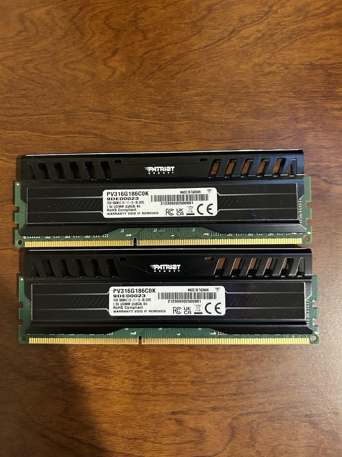 Patriot PV316G186C0K Viper 3 Black Mamba 16GB 2x8GB (Dual Channel