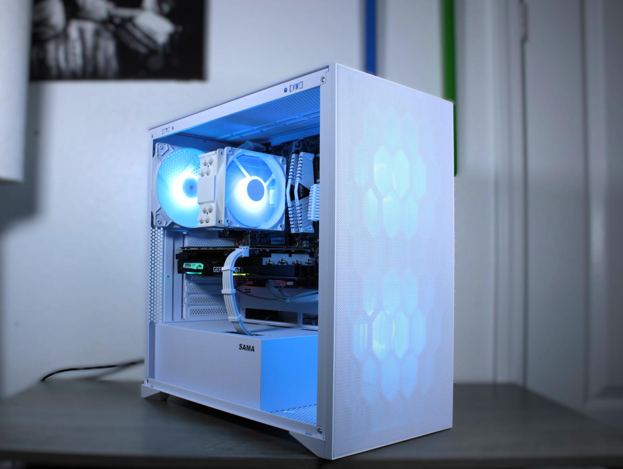MSI 1660 Super | Ryzen 5 2600 | White XMP 16GB Ram | 512GB NVMe | Win 11 activated | Wifi