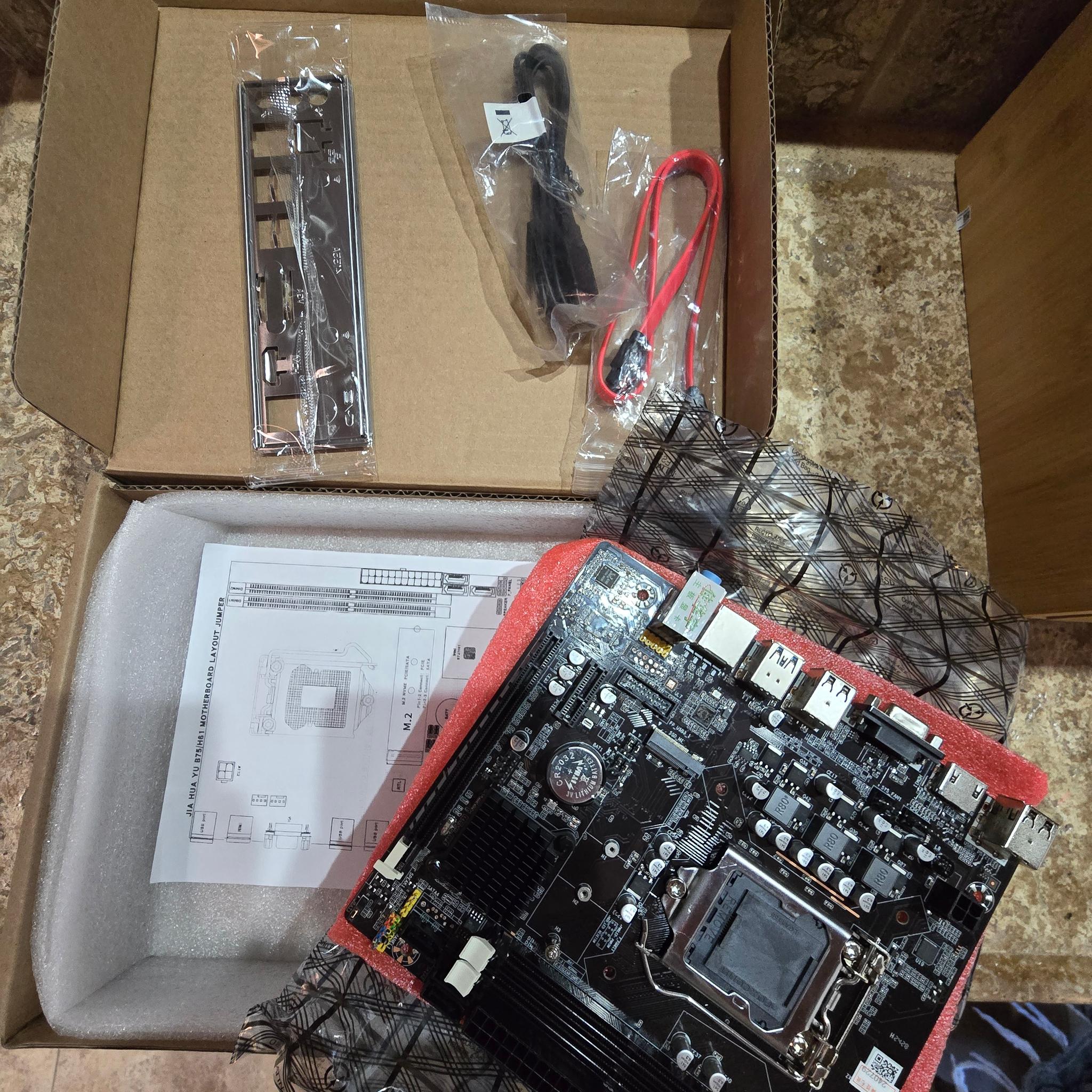 Intel LGA 1155 USB3.0 DDR3 SATA Mainboard Desktop Computer Motherboard for B75