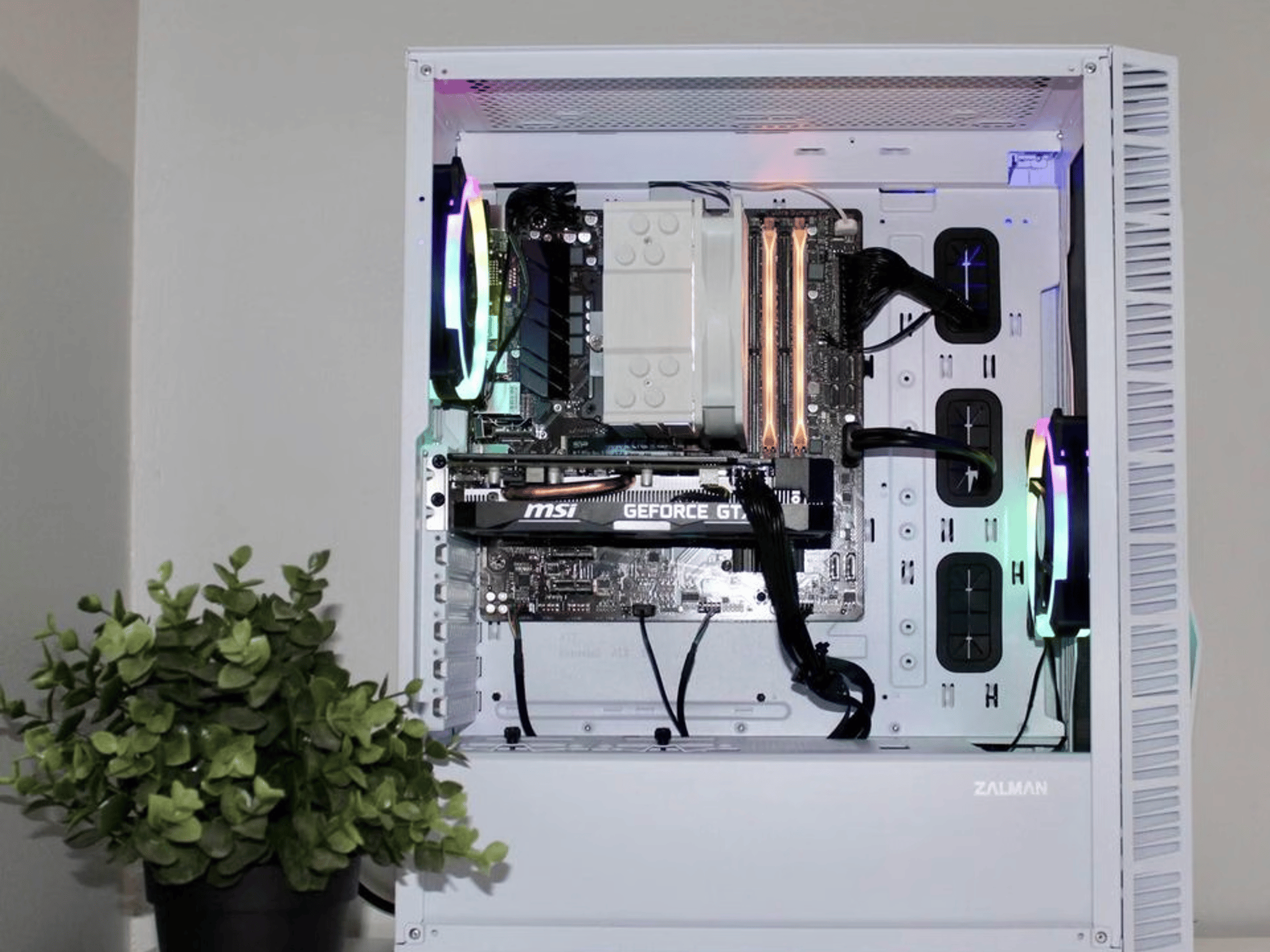 White Budget PC | Intel 10100F | GTX 1660TI 