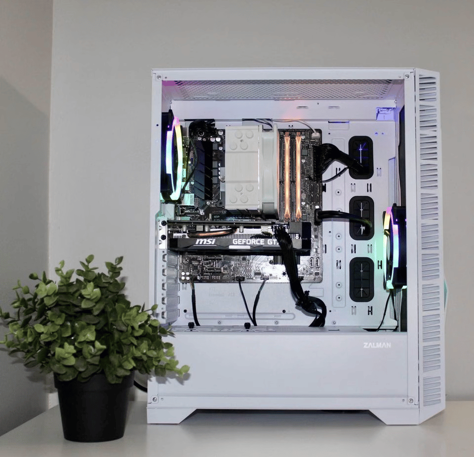 White Budget PC | Intel 10100F | GTX 1660TI 