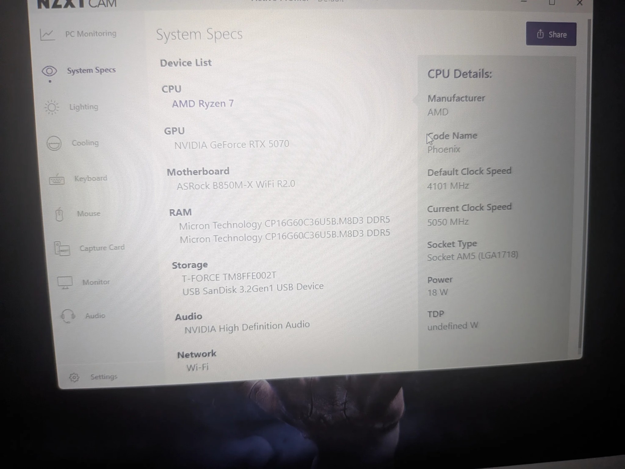 The Nightshade - RTX 5070, Ryzen 7 8700F, 32 GB DDR5, 2 TB Gen 4 NVME, RGB, LCD Display