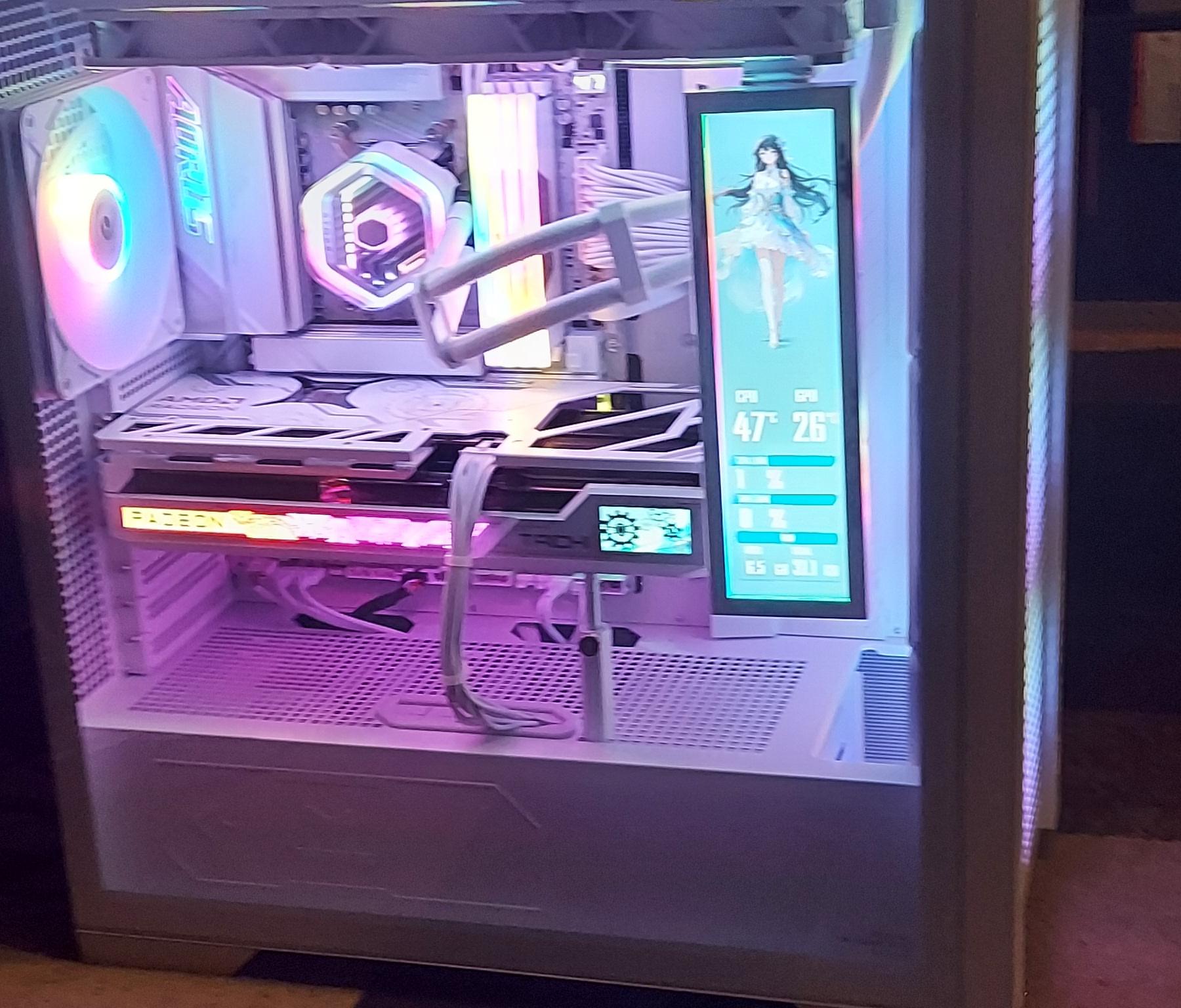 Aorus Ice 9850X3D/RX 9070XT Gaming PC