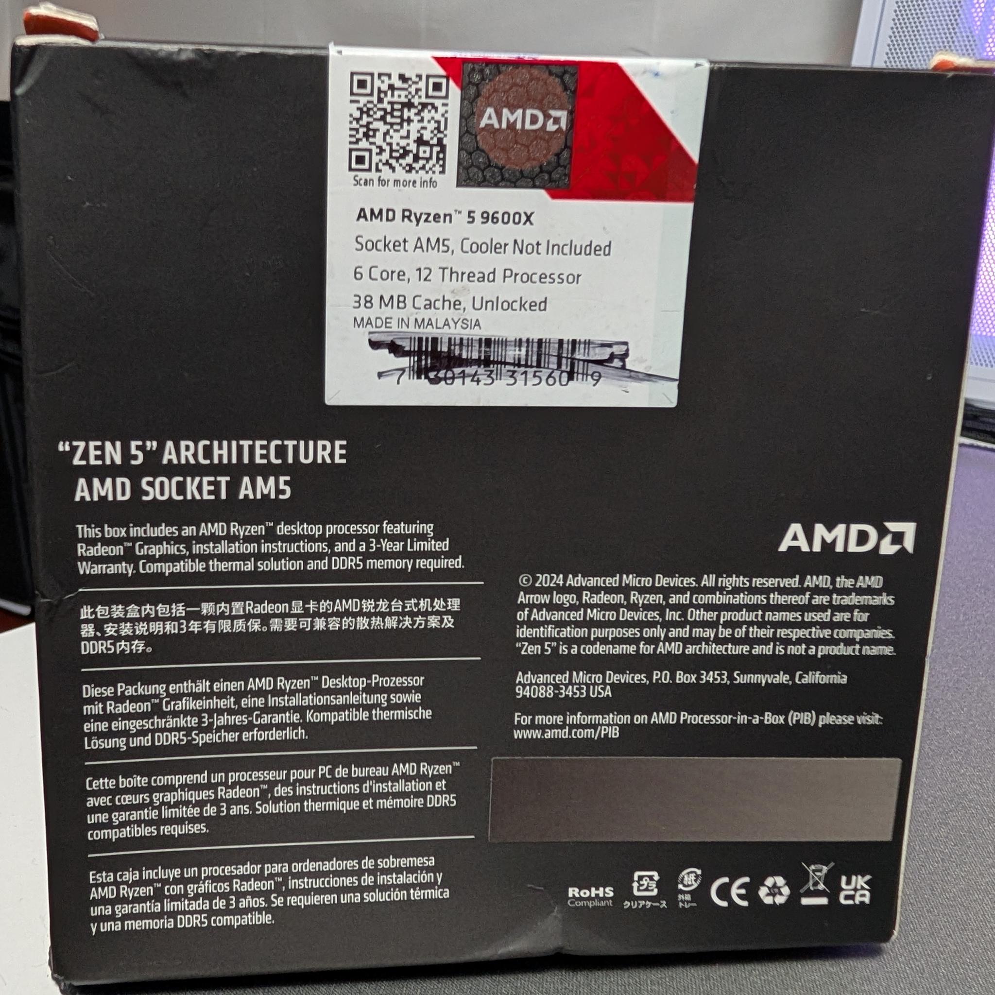 AMD Ryzen 5 9600X