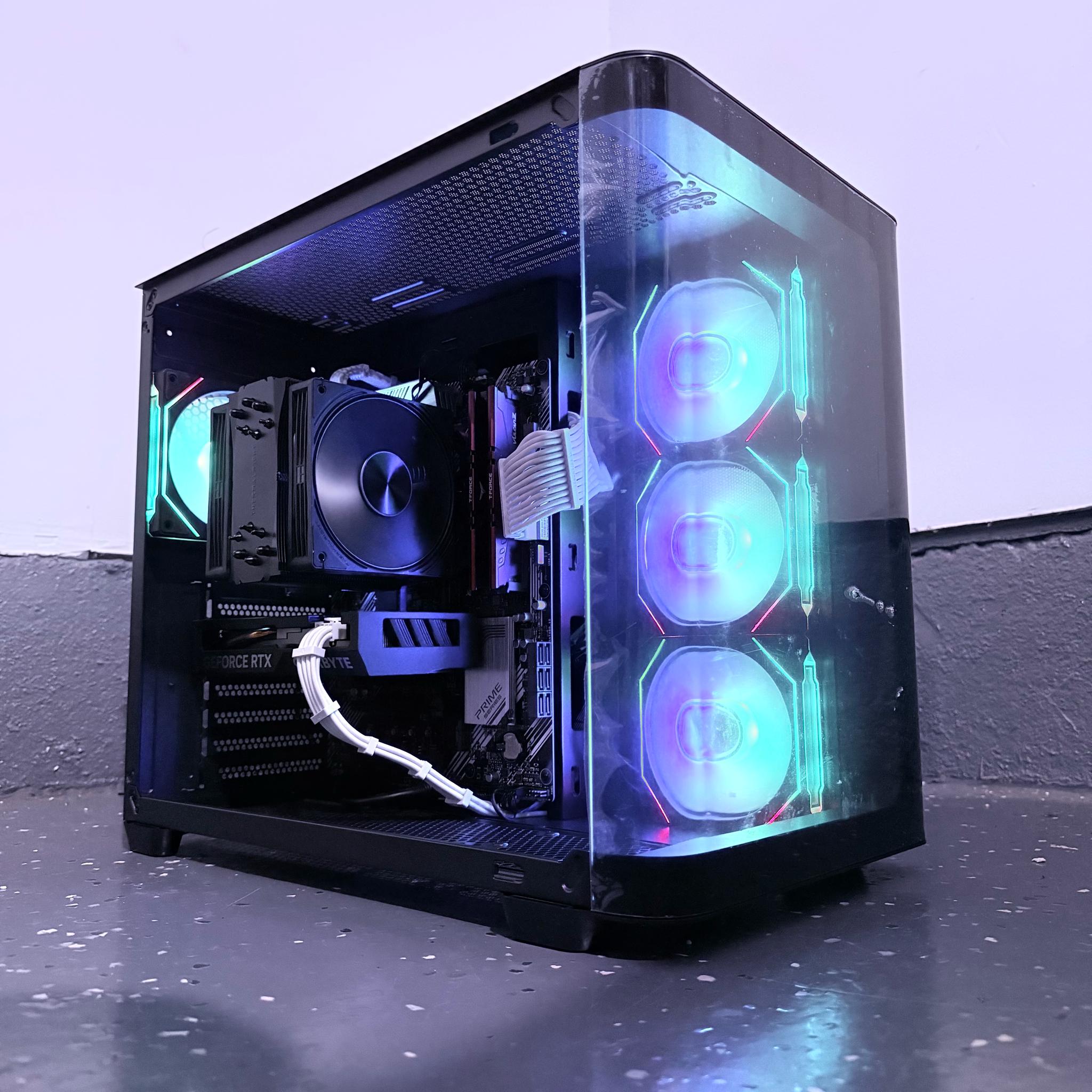 ⚫️"Neon Revenant"🌈 | 1080p Gaming | RTX 4060 | Ryzen 5 5500 | 16GB Ram | 1TB SSD | Free Shipping
