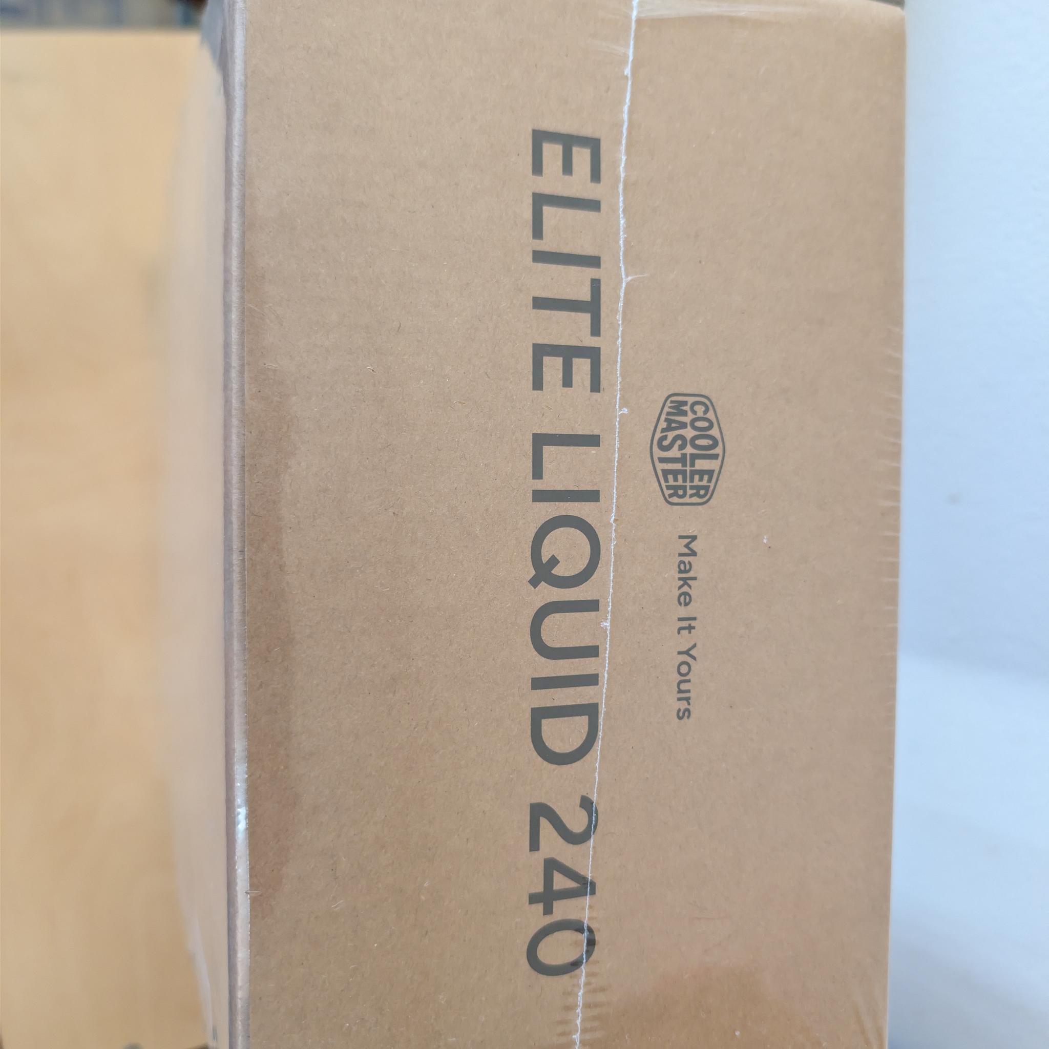 Cooler Master Elite Liquid 240 Black 240mm AIO CPU Cooler (Brand New / Factory Sealed)