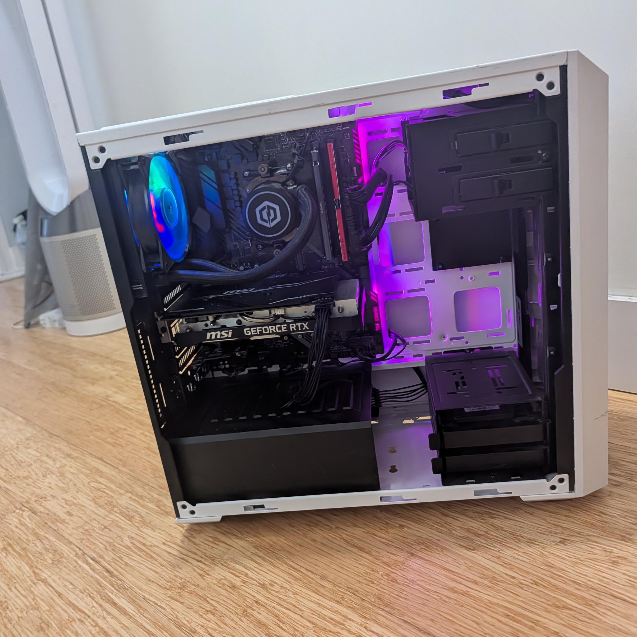 Custom CyberPower Gaming PC | RTX 2060 Super | Ryzen 5 3400G | 12GB | 256GB | X470 | AIO |