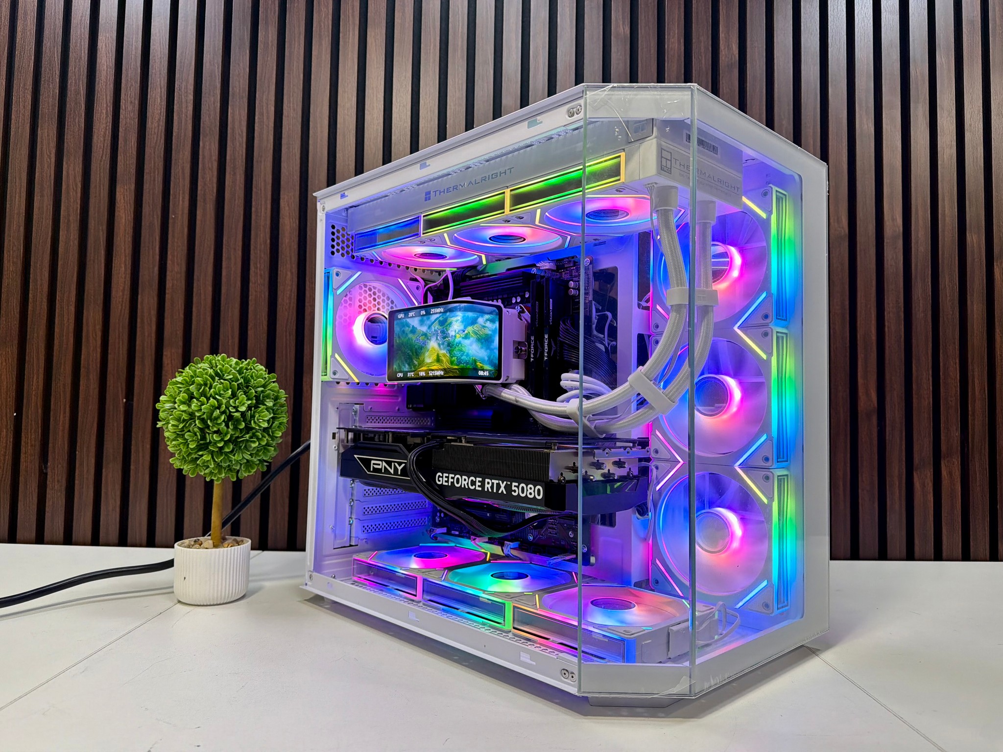 RTX 5080 | Ryzen 9800X3D | 64GB DDR5 | 2TB M.2 | 1000 Watt Gold PSU | LCD AIO