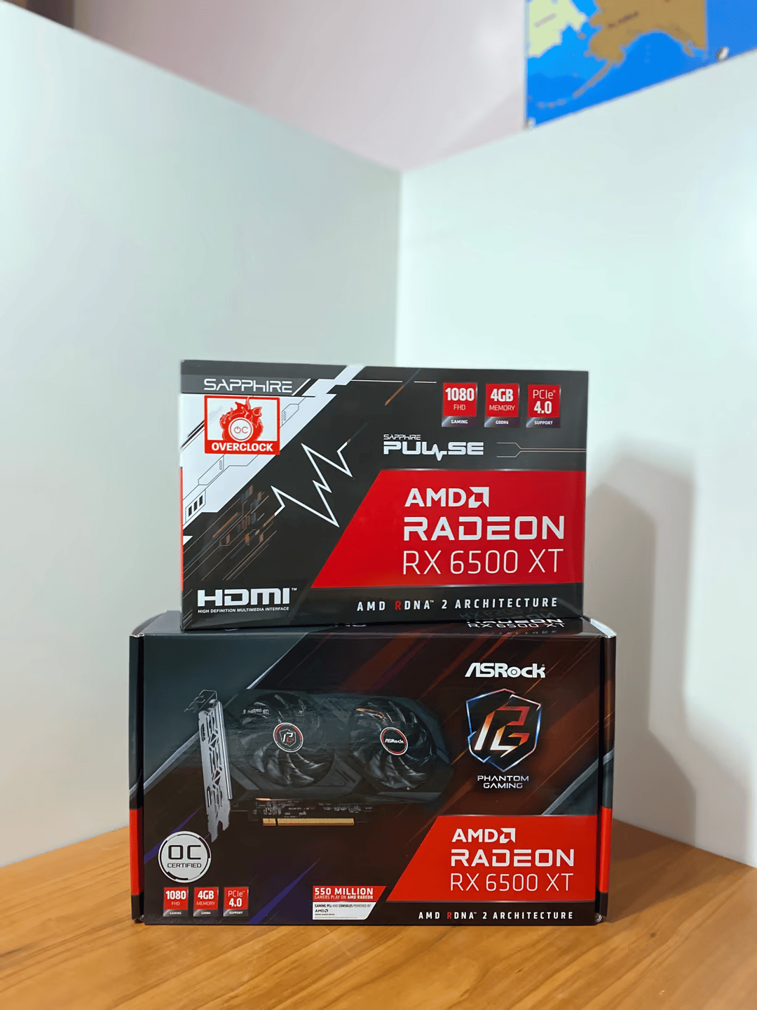 BNIB RX 6500XT Pair (Price is for both GPUs)