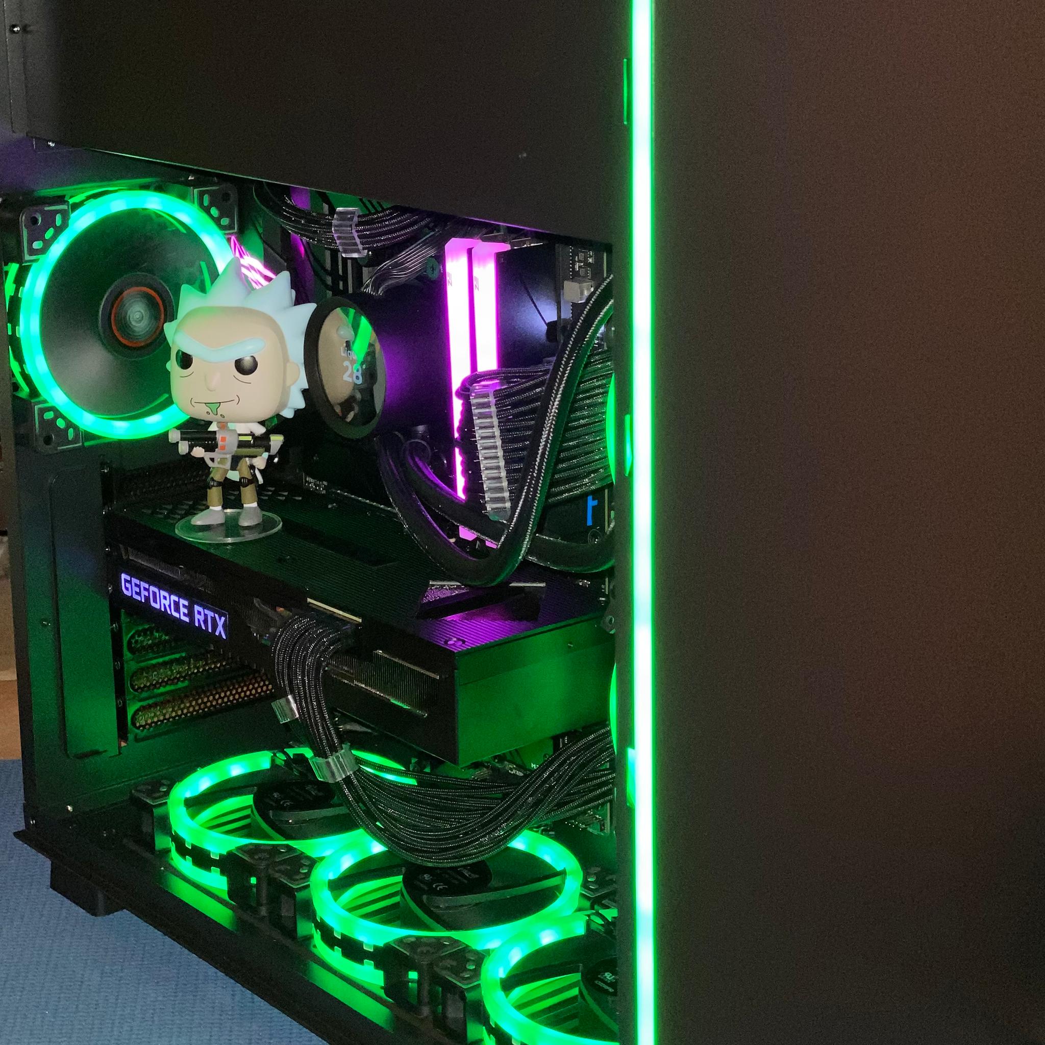 High End Gaming PC|| RTX 3080| Ryzen 7 5800X| 32GB DDR4 RGB RAM| 1TB NVMe|LCD Liquid Aio|Windows 11