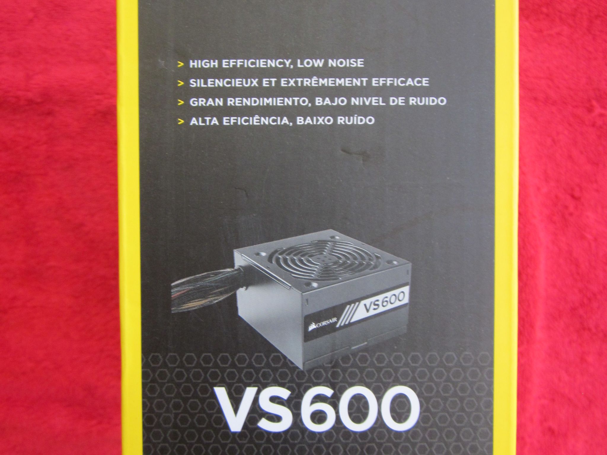 NEW! CORSAIR VS600 80 PLUS 600W Power Supply